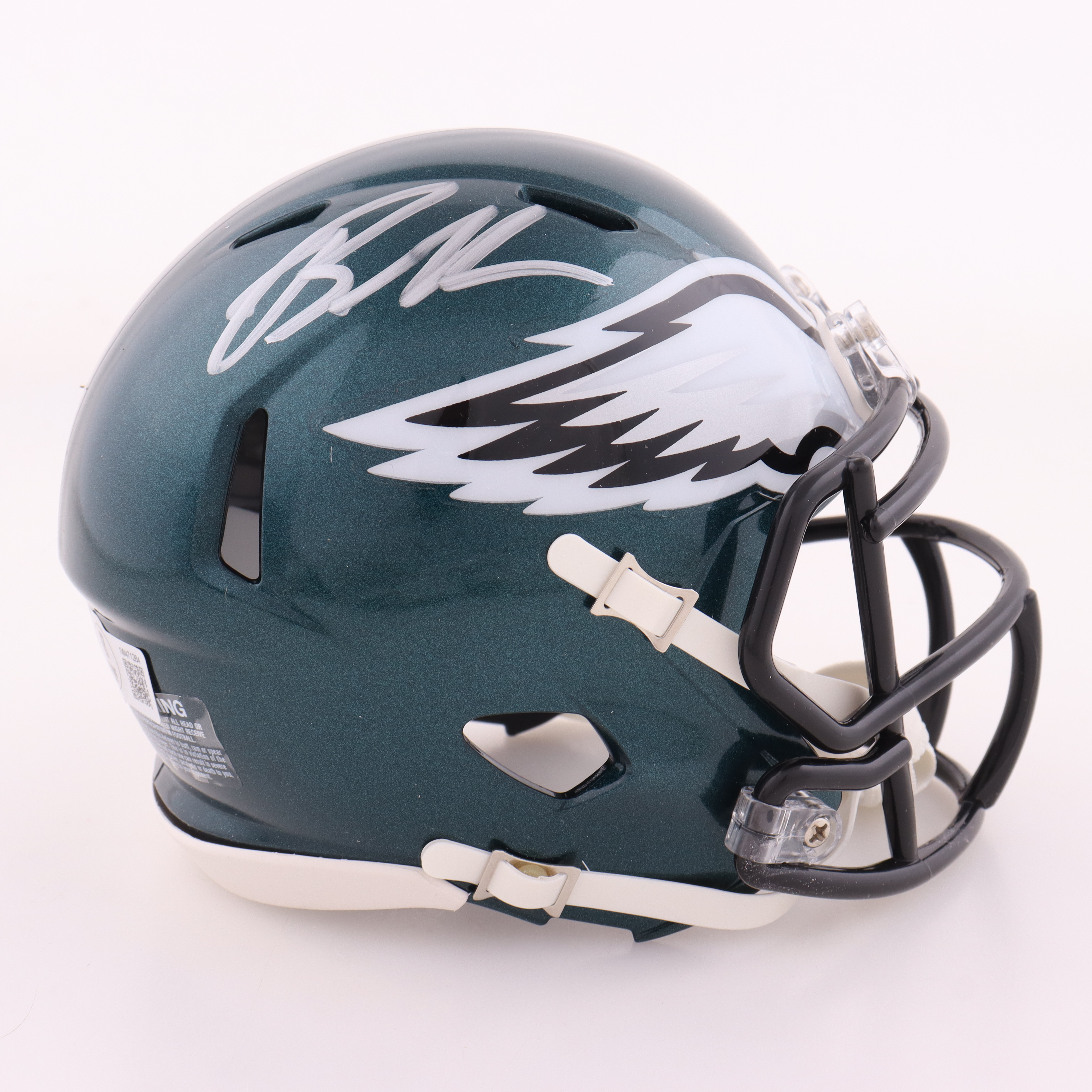 Brandon Graham Signed Eagles Speed Mini Helmet (Beckett) at PristineAuction.com Brandon Graham Signed Eagles Speed Mini Helmet (Beckett) at PristineAuction.com