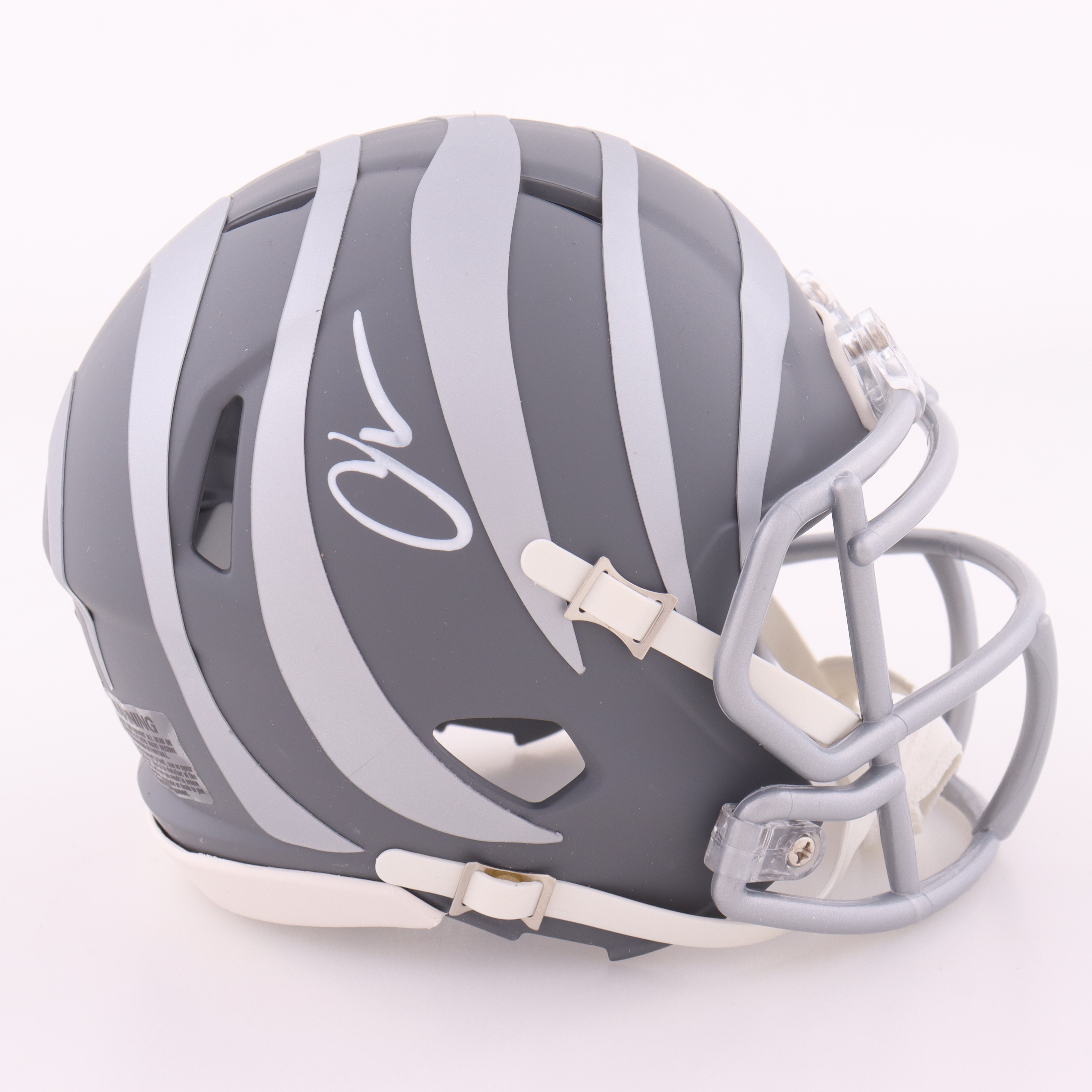 Chad Johnson Signed Bengals Slate Alternate Speed Mini Helmet (Beckett) at PristineAuction.com Chad Johnson Signed Bengals Slate Alternate Speed Mini Helmet (Beckett) at PristineAuction.com