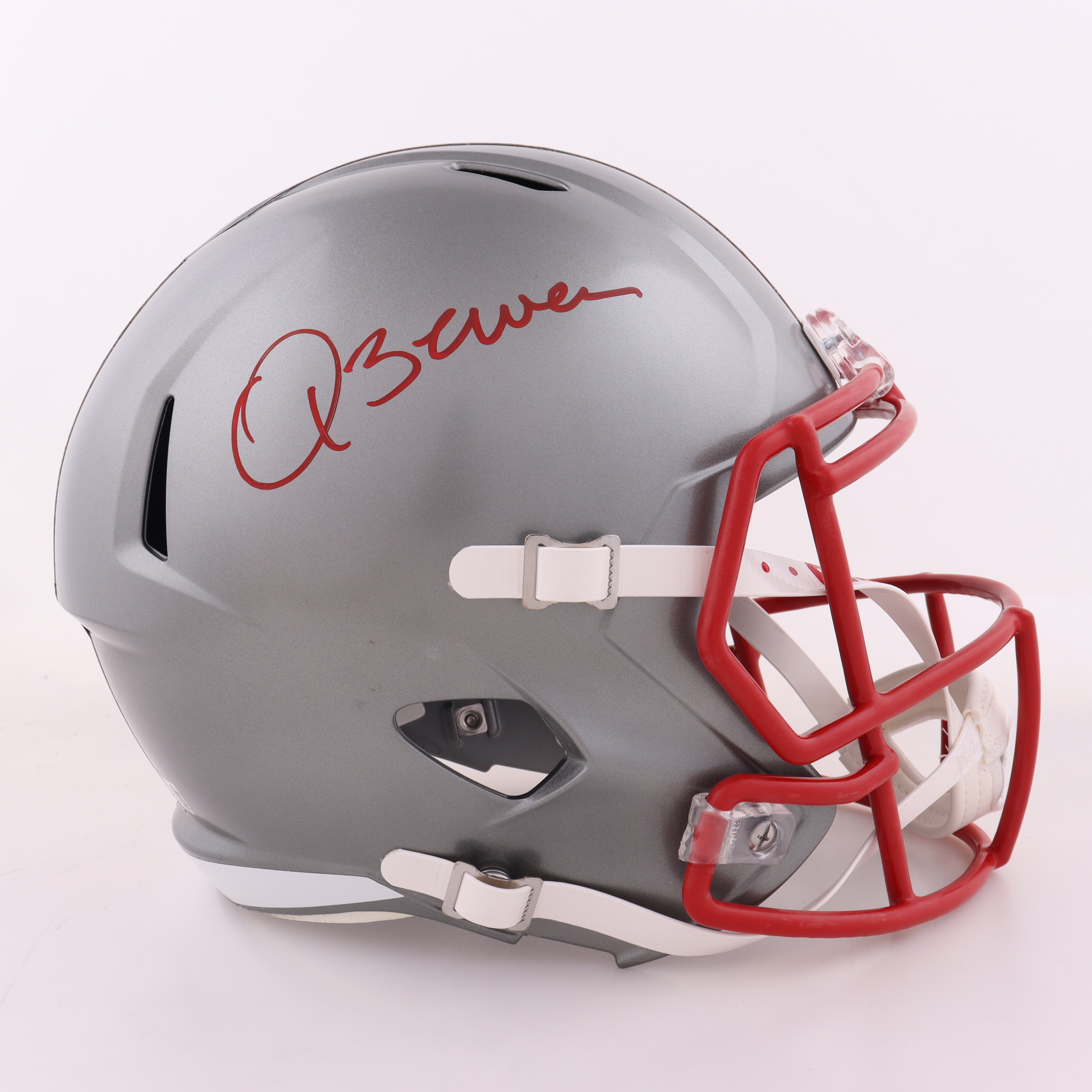 Quinn Ewers Signed Ohio State Buckeyes Full-Size Speed Helmet (Beckett) at PristineAuction.com Quinn Ewers Signed Ohio State Buckeyes Full-Size Speed Helmet (Beckett) at PristineAuction.com