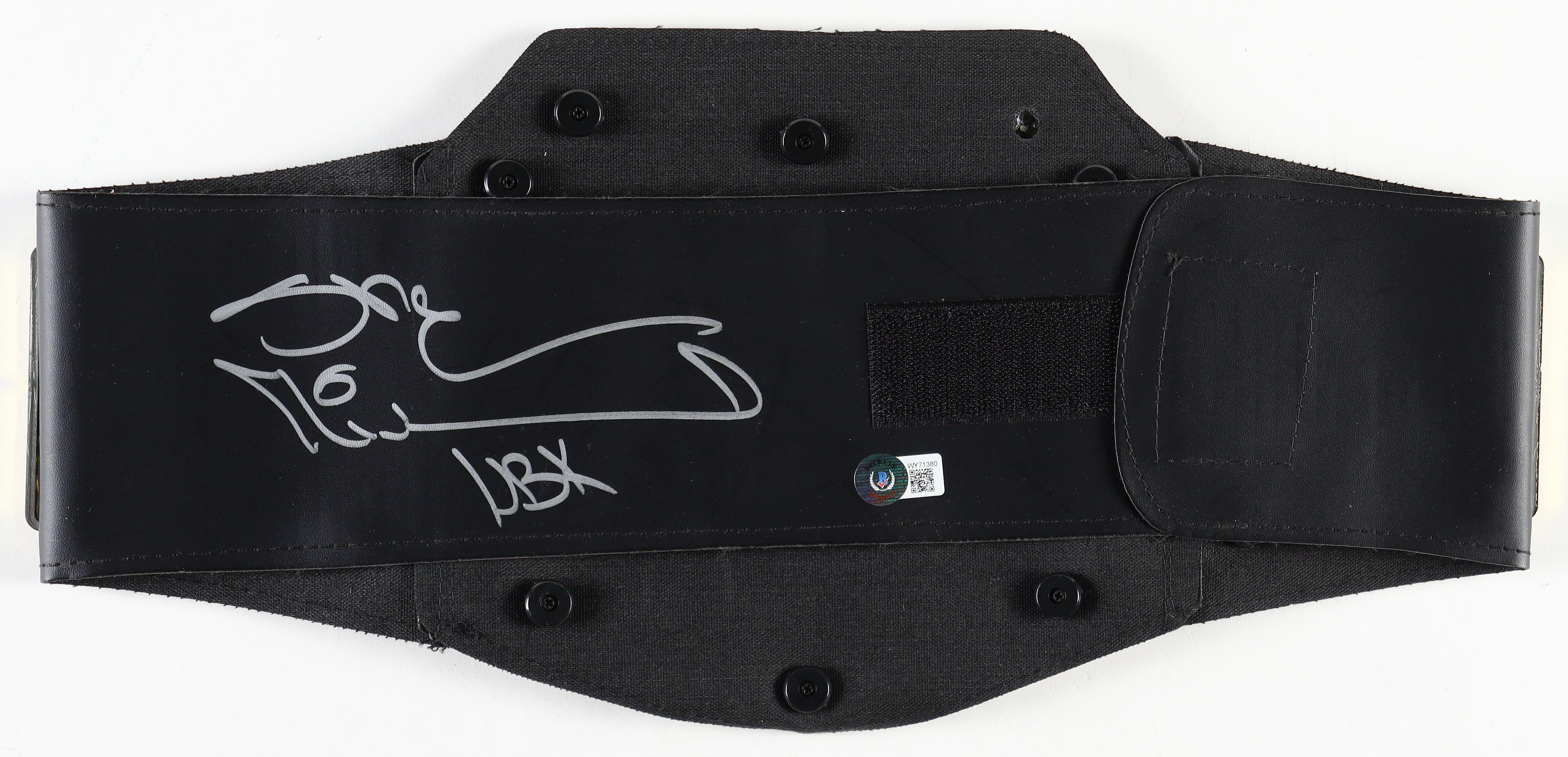 Shawn Michaels Signed WWE Championship Belt Inscribed "HBK" (Beckett) at PristineAuction.com Shawn Michaels Signed WWE Championship Belt Inscribed "HBK" (Beckett) at PristineAuction.com