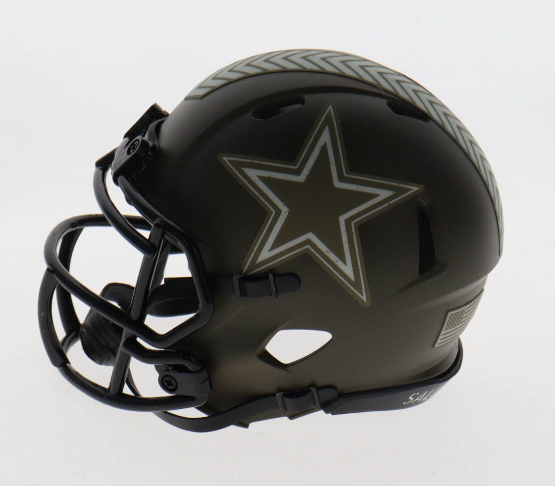 Roger Staubach Signed Cowboys Salute to Service Alternate Speed Mini Helmet (Beckett) at PristineAuction.com Roger Staubach Signed Cowboys Salute to Service Alternate Speed Mini Helmet (Beckett) at PristineAuction.com