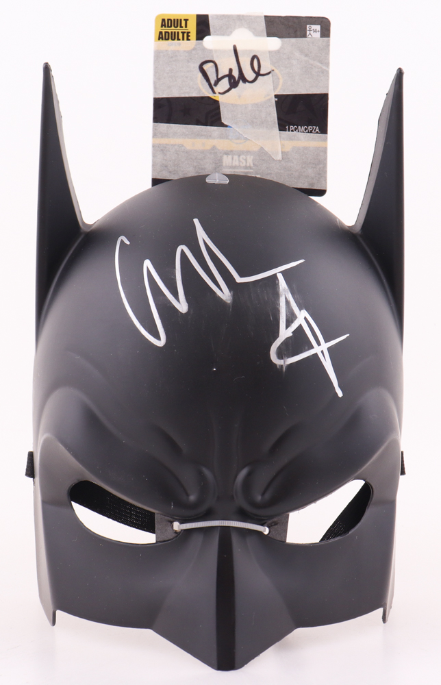 Christian Bale Signed "Batman" Mask (PSA) at PristineAuction.com Christian Bale Signed "Batman" Mask (PSA) at PristineAuction.com