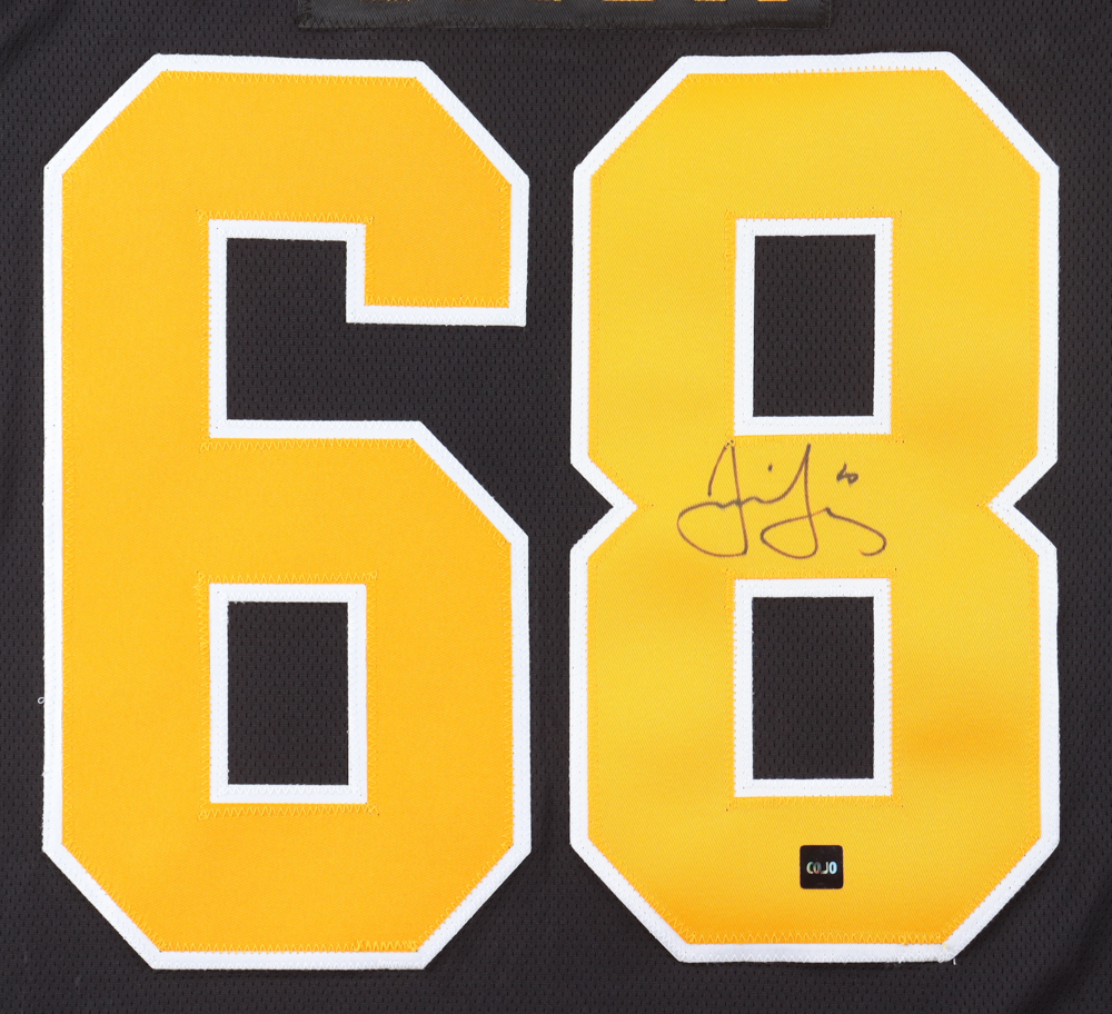 Jaromir Jagr Signed Penguins Fanatics Jersey (COJO) at PristineAuction.com Jaromir Jagr Signed Penguins Fanatics Jersey (COJO) at PristineAuction.com