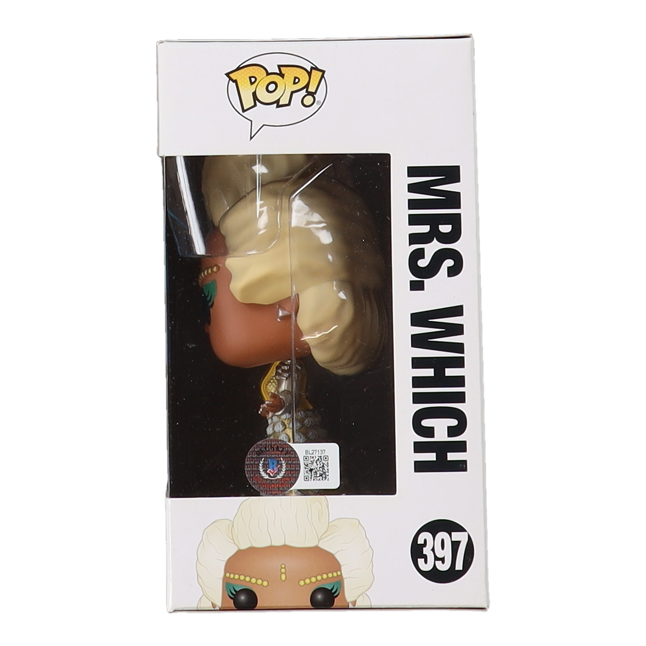 Oprah Winfrey Signed "Wrinkle In Time" #397 Mrs. Which Funko Pop! Vinyl Figure (Beckett) at PristineAuction.com Oprah Winfrey Signed "Wrinkle In Time" #397 Mrs. Which Funko Pop! Vinyl Figure (Beckett) at PristineAuction.com
