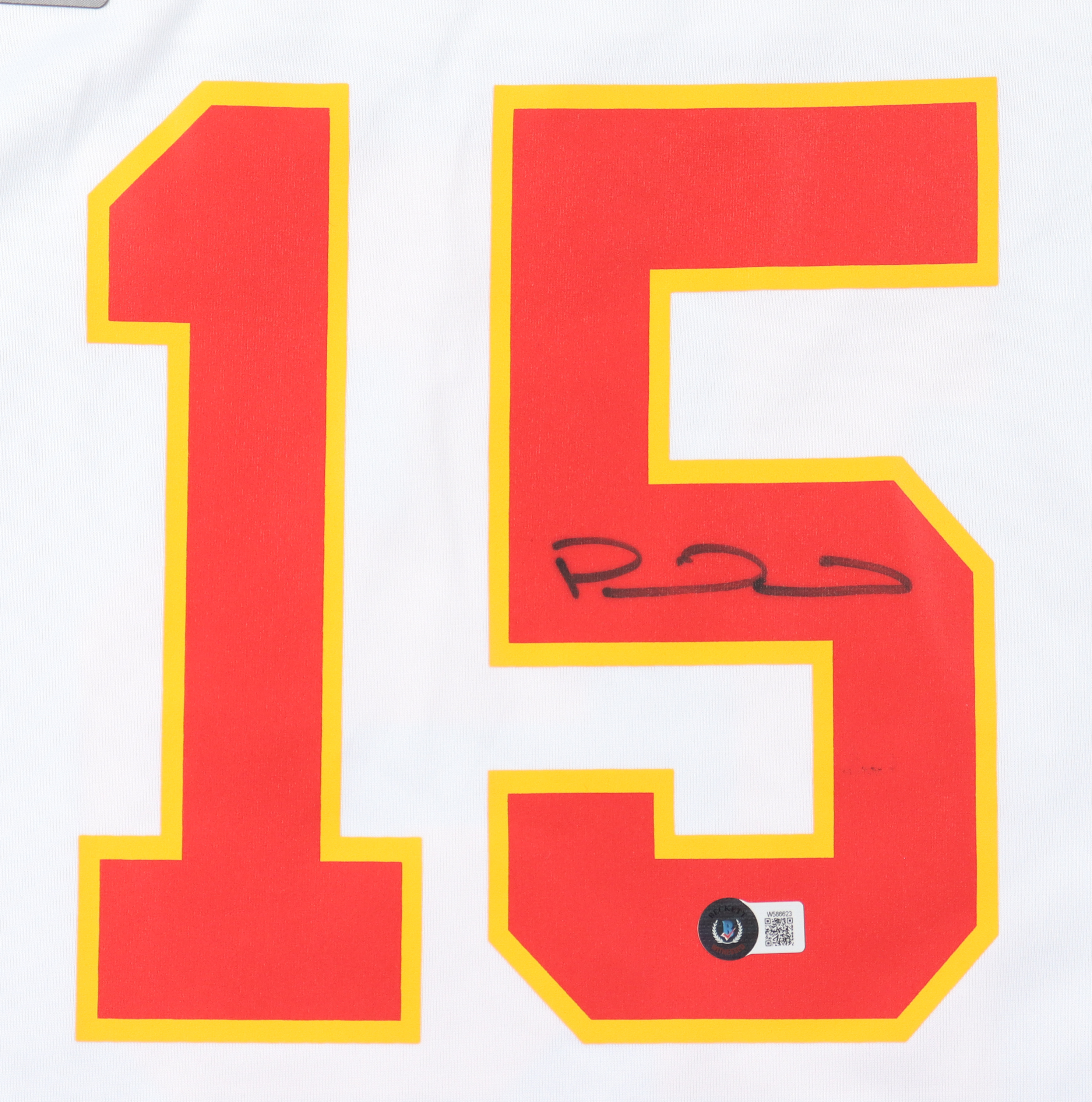 Patrick Mahomes II Signed Chiefs Nike Jersey With LVII Super Bowl Patch (Beckett) at PristineAuction.com Patrick Mahomes II Signed Chiefs Nike Jersey With LVII Super Bowl Patch (Beckett) at PristineAuction.com