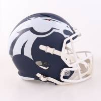 John Elway Signed Broncos Full-Size AMP Alternate Speed Helmet (Beckett) at PristineAuction.com