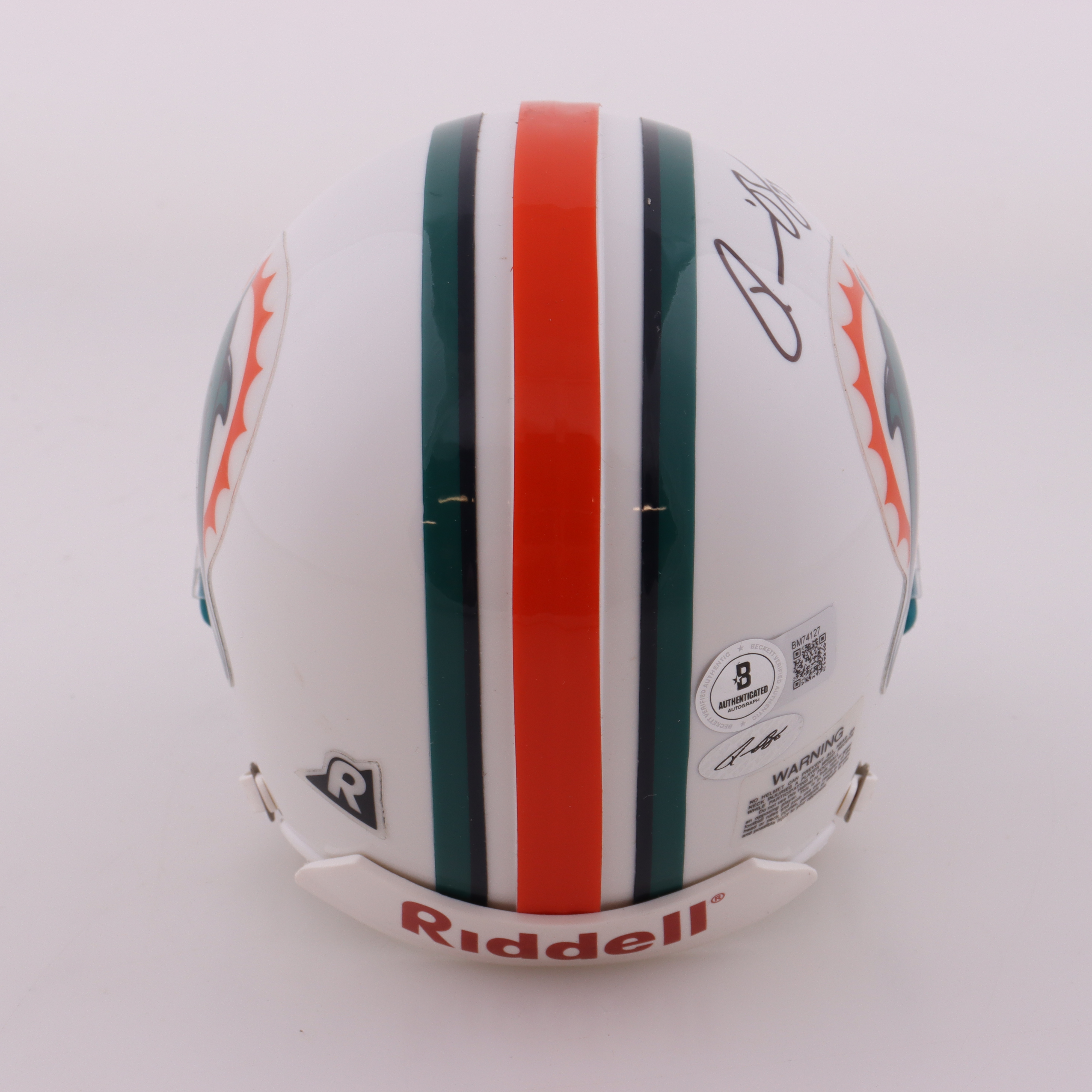 Ronnie Brown Signed Dolphins Mini Helmet (Beckett) at PristineAuction.com Ronnie Brown Signed Dolphins Mini Helmet (Beckett) at PristineAuction.com