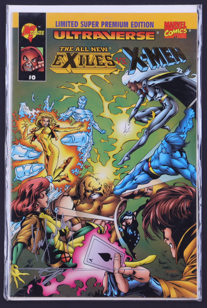Ken Lashley & Tom Wegrzyn Signed 1995 "All New Exiles vs. X-Men" Issue # 0Marvel Comic Book (Beckett) at PristineAuction.com Ken Lashley & Tom Wegrzyn Signed 1995 "All New Exiles vs. X-Men" Issue # 0Marvel Comic Book (Beckett) at PristineAuction.com