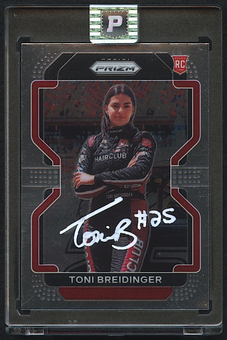 Toni Breidinger Signed 2022 Panini Prizm #10 RC (PA Encapsulated) at PristineAuction.com Toni Breidinger Signed 2022 Panini Prizm #10 RC (PA Encapsulated) at PristineAuction.com