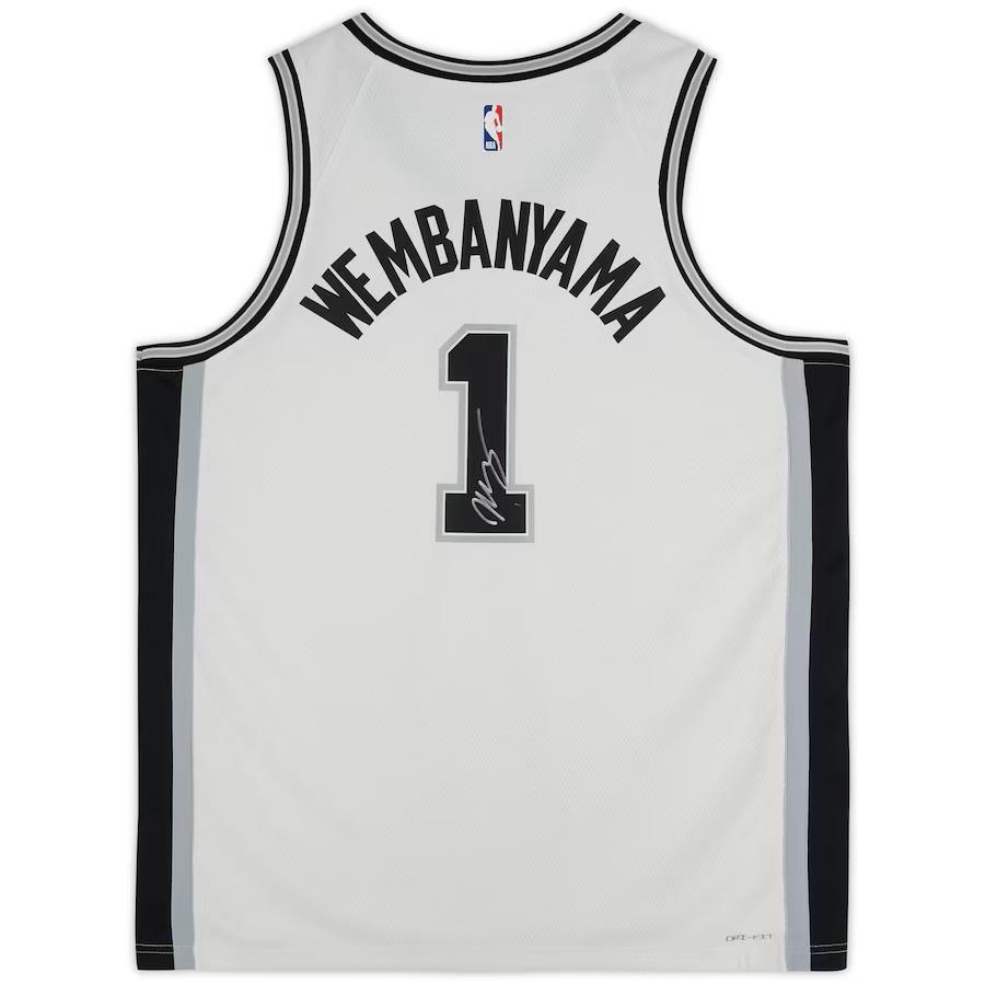 Victor Wembanyama Signed Spurs Jersey (Fanatics) at PristineAuction.com Victor Wembanyama Signed Spurs Jersey (Fanatics) at PristineAuction.com