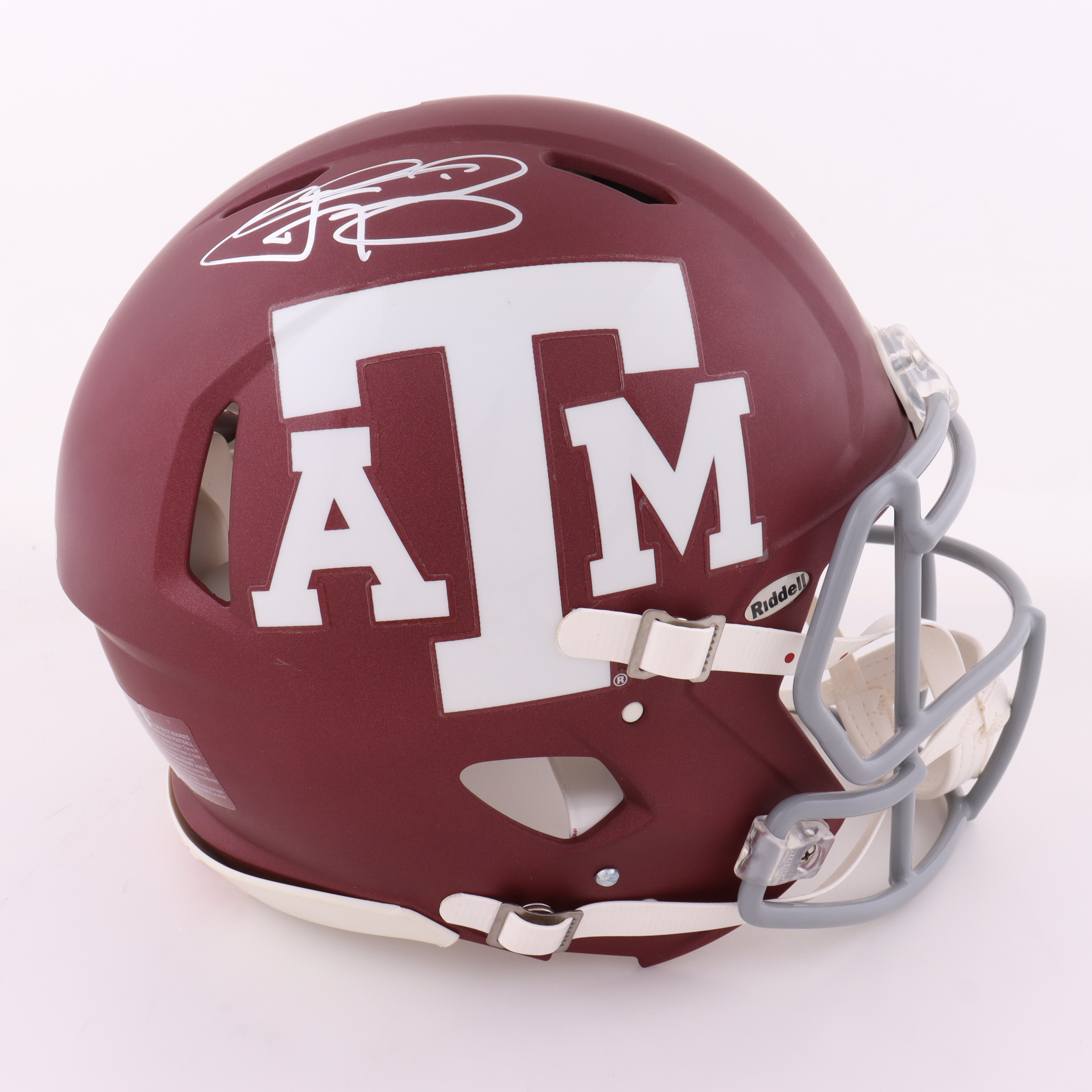 Johnny Manziel Signed Texas A&M Aggies Full-Size Authentic On-Field Speed Helmet (Panini) at PristineAuction.com Johnny Manziel Signed Texas A&M Aggies Full-Size Authentic On-Field Speed Helmet (Panini) at PristineAuction.com