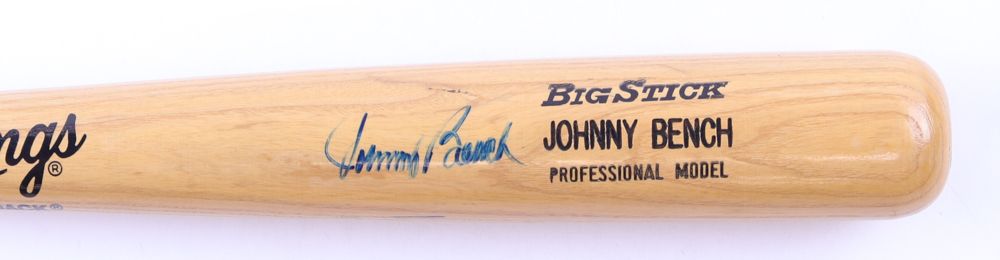 Johnny Bench Signed Rawlings Adirondack Baseball Bat (Beckett) at PristineAuction.com Johnny Bench Signed Rawlings Adirondack Baseball Bat (Beckett) at PristineAuction.com