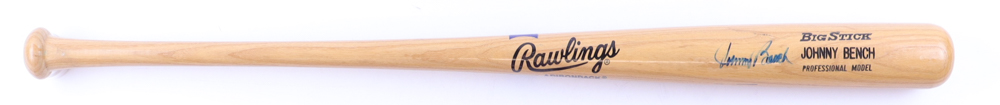 Johnny Bench Signed Rawlings Adirondack Baseball Bat (Beckett) at PristineAuction.com Johnny Bench Signed Rawlings Adirondack Baseball Bat (Beckett) at PristineAuction.com