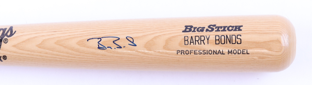 Barry Bonds Signed Rawlings Big Stick Player Model Baseball Bat (Beckett) at PristineAuction.com Barry Bonds Signed Rawlings Big Stick Player Model Baseball Bat (Beckett) at PristineAuction.com
