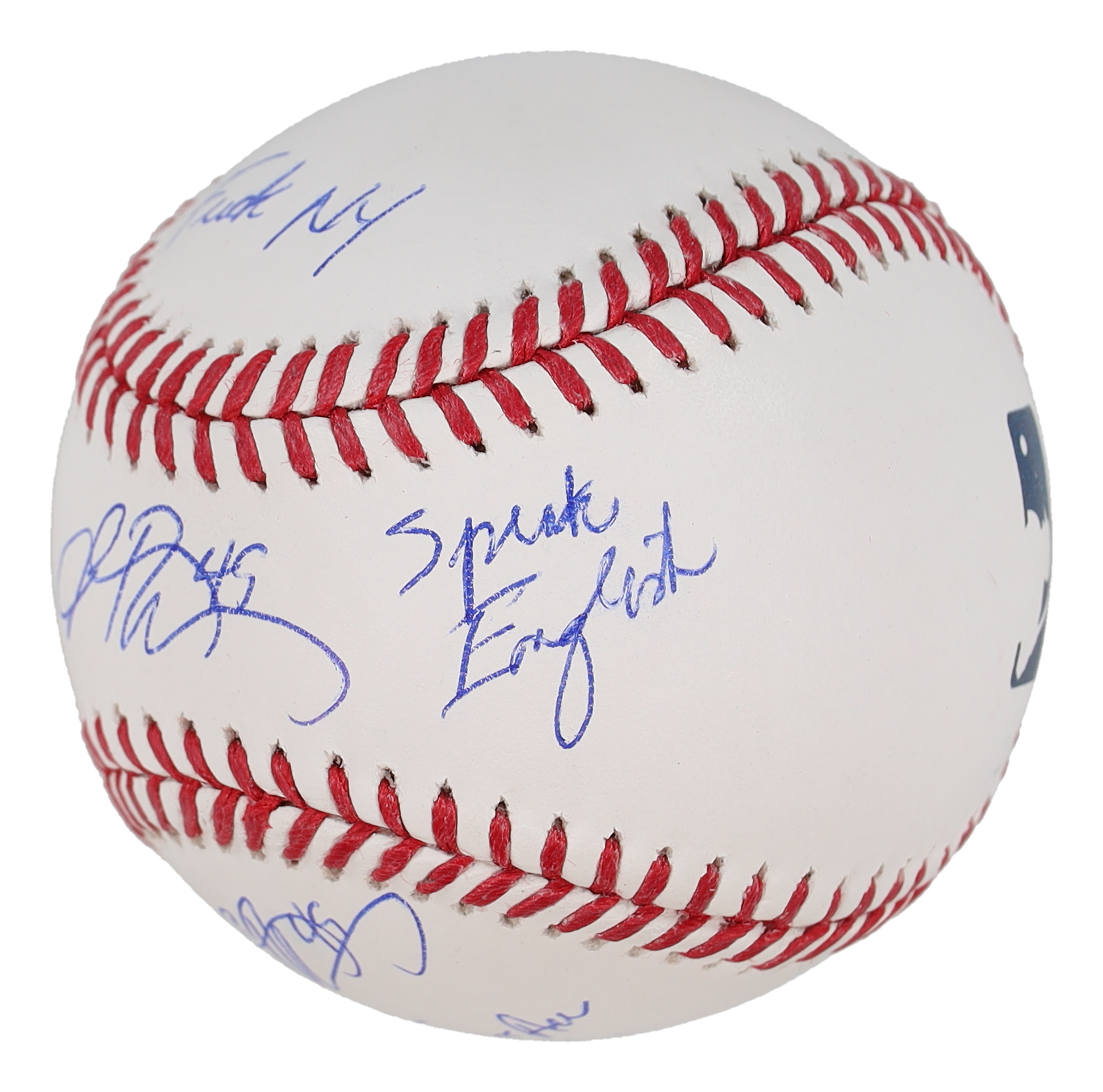 John Rocker Twice-Signed OML Baseball Inscribed "F*** NY!", "Speak English" & "Mets Fans Are P******" (Beckett) at PristineAuction.com John Rocker Twice-Signed OML Baseball Inscribed "F*** NY!", "Speak English" & "Mets Fans Are P******" (Beckett) at PristineAuction.com