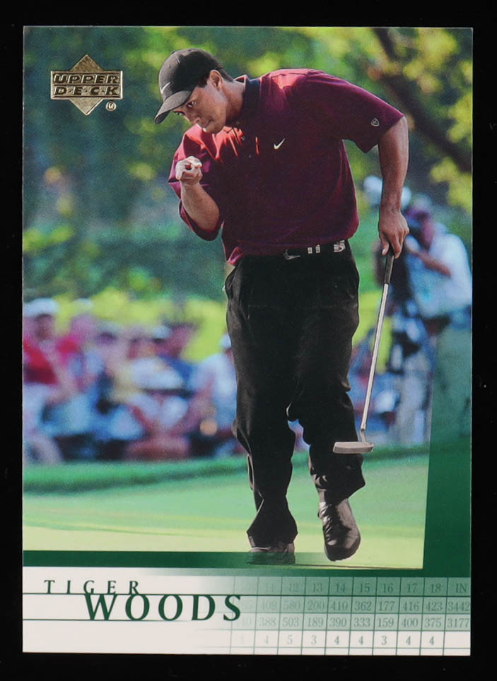 Tiger Woods 2001 Upper Deck #1 RC at PristineAuction.com Tiger Woods 2001 Upper Deck #1 RC at PristineAuction.com