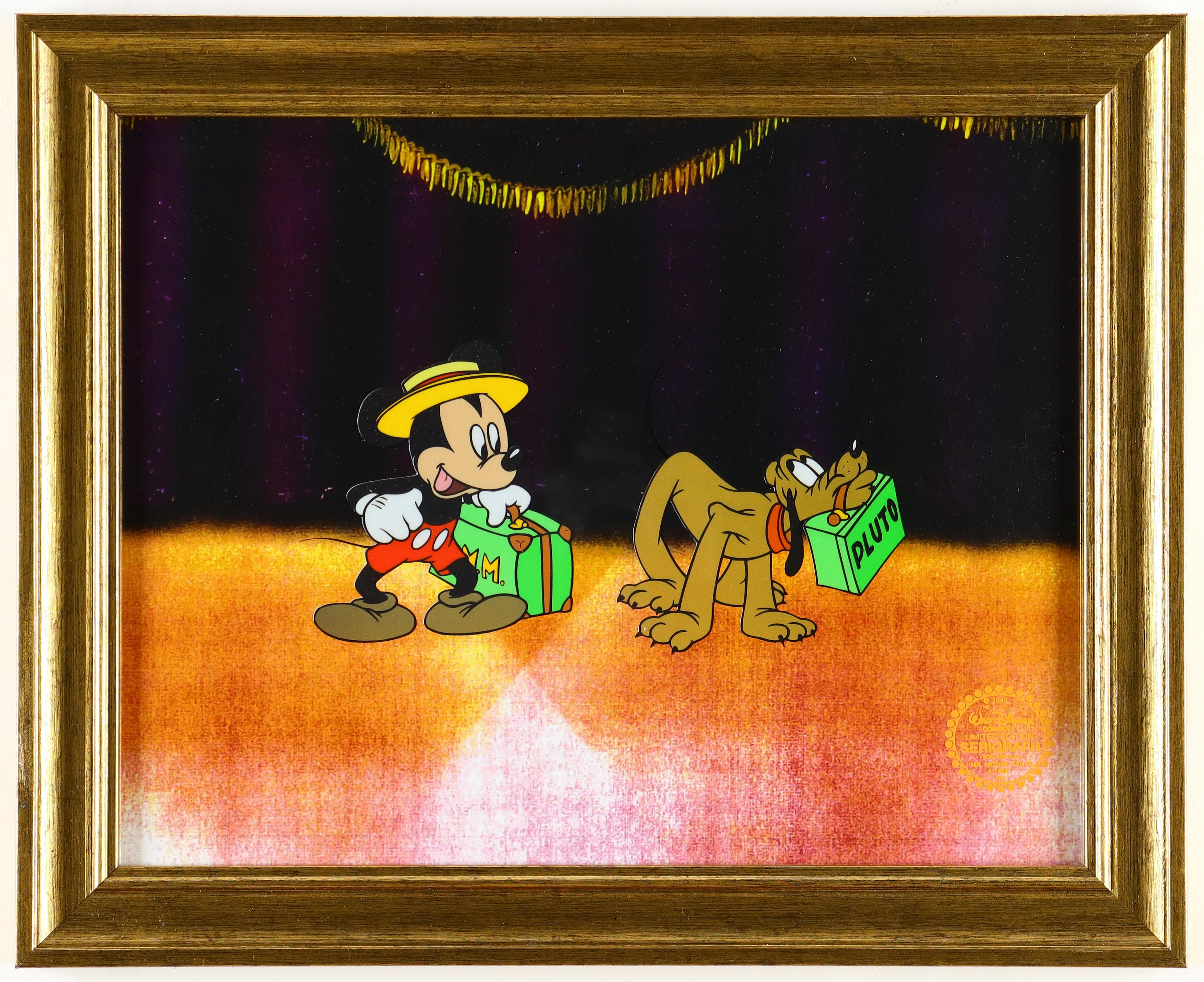 Walt Disney "Mr. Mouse Takes a Trip " LE Custom Framed Two-Piece Animation Serigraph Cel at PristineAuction.com Walt Disney "Mr. Mouse Takes a Trip " LE Custom Framed Two-Piece Animation Serigraph Cel at PristineAuction.com