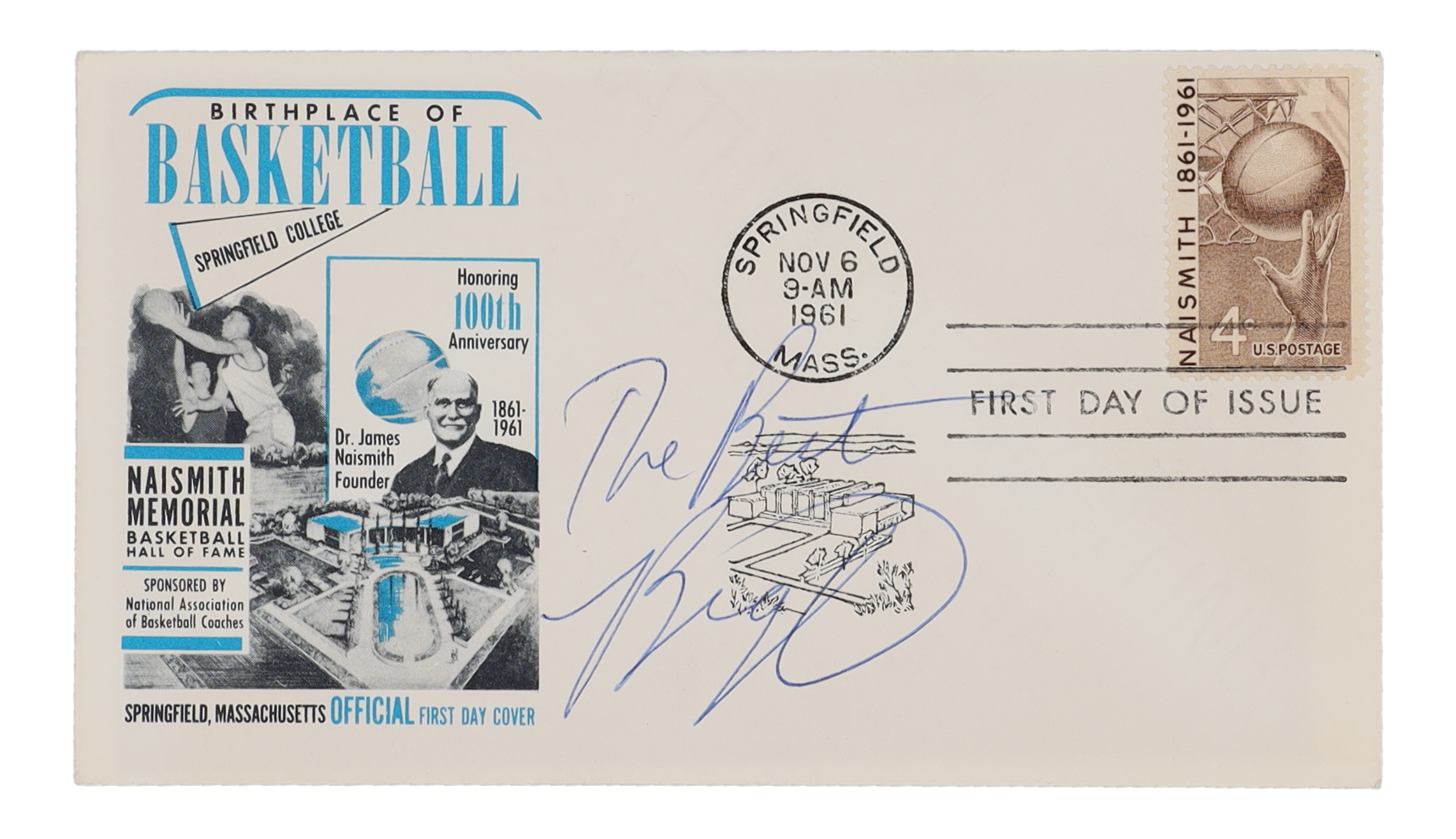 Oscar "Big O" Robertson Signed 1961 FDC Envelope Inscribed "The Best" (JSA) at PristineAuction.com Oscar "Big O" Robertson Signed 1961 FDC Envelope Inscribed "The Best" (JSA) at PristineAuction.com
