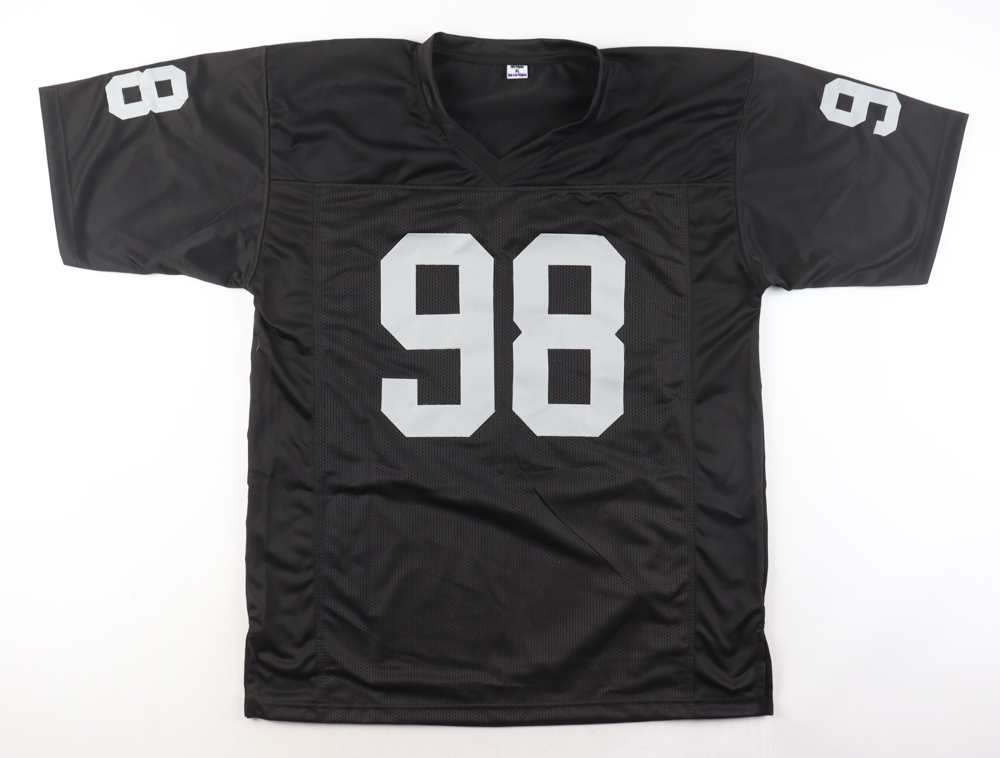 Maxx Crosby Signed Jersey (Beckett) at PristineAuction.com Maxx Crosby Signed Jersey (Beckett) at PristineAuction.com