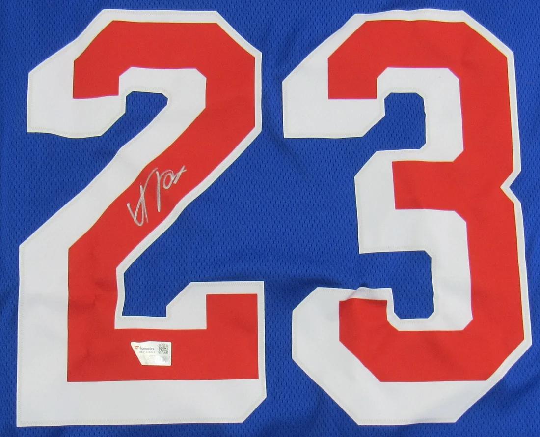 Adam Fox Signed Rangers Jersey (Fanatics) at PristineAuction.com Adam Fox Signed Rangers Jersey (Fanatics) at PristineAuction.com