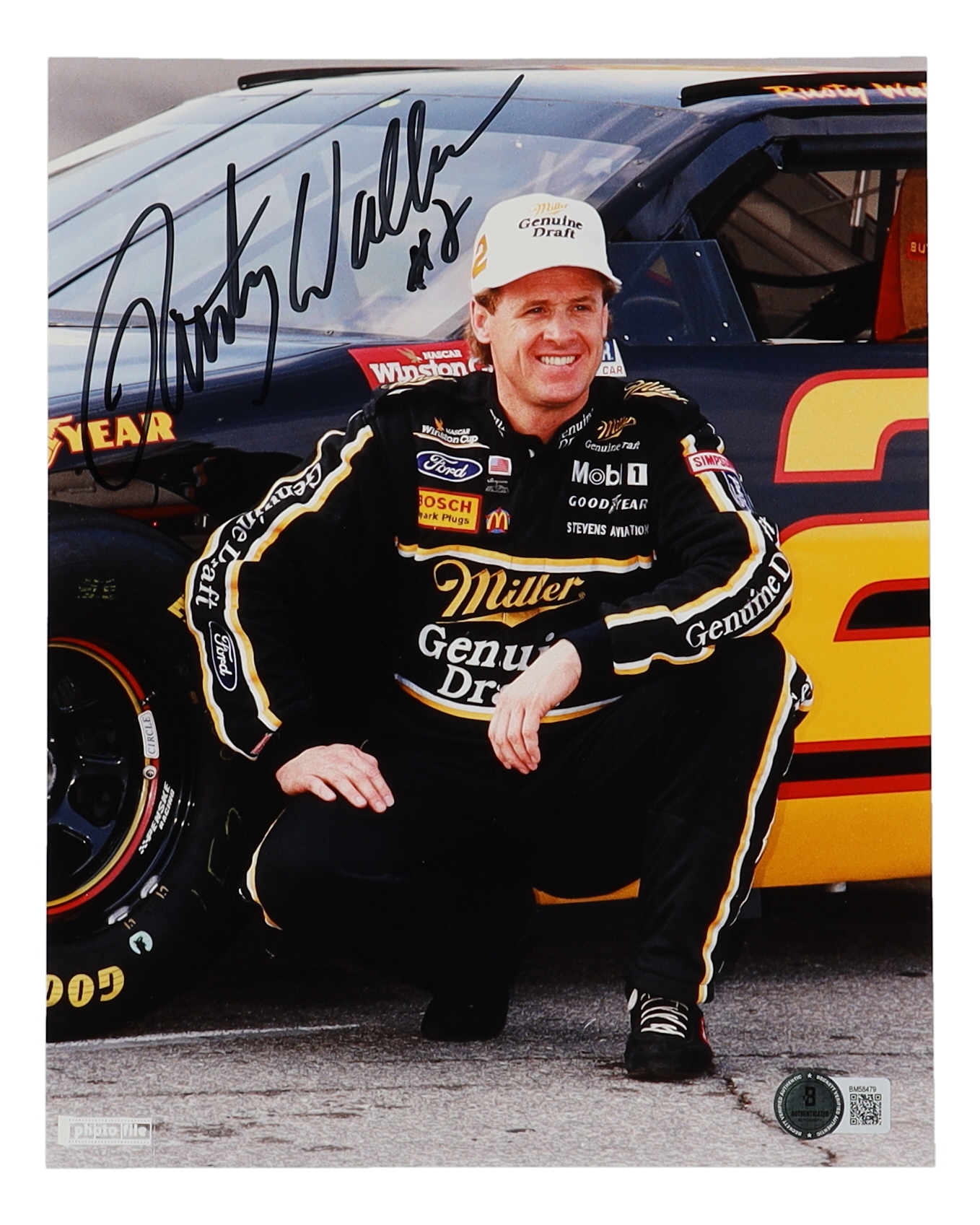 Rusty Wallace Signed NASCAR 8x10 Photo (Beckett) at PristineAuction.com Rusty Wallace Signed NASCAR 8x10 Photo (Beckett) at PristineAuction.com