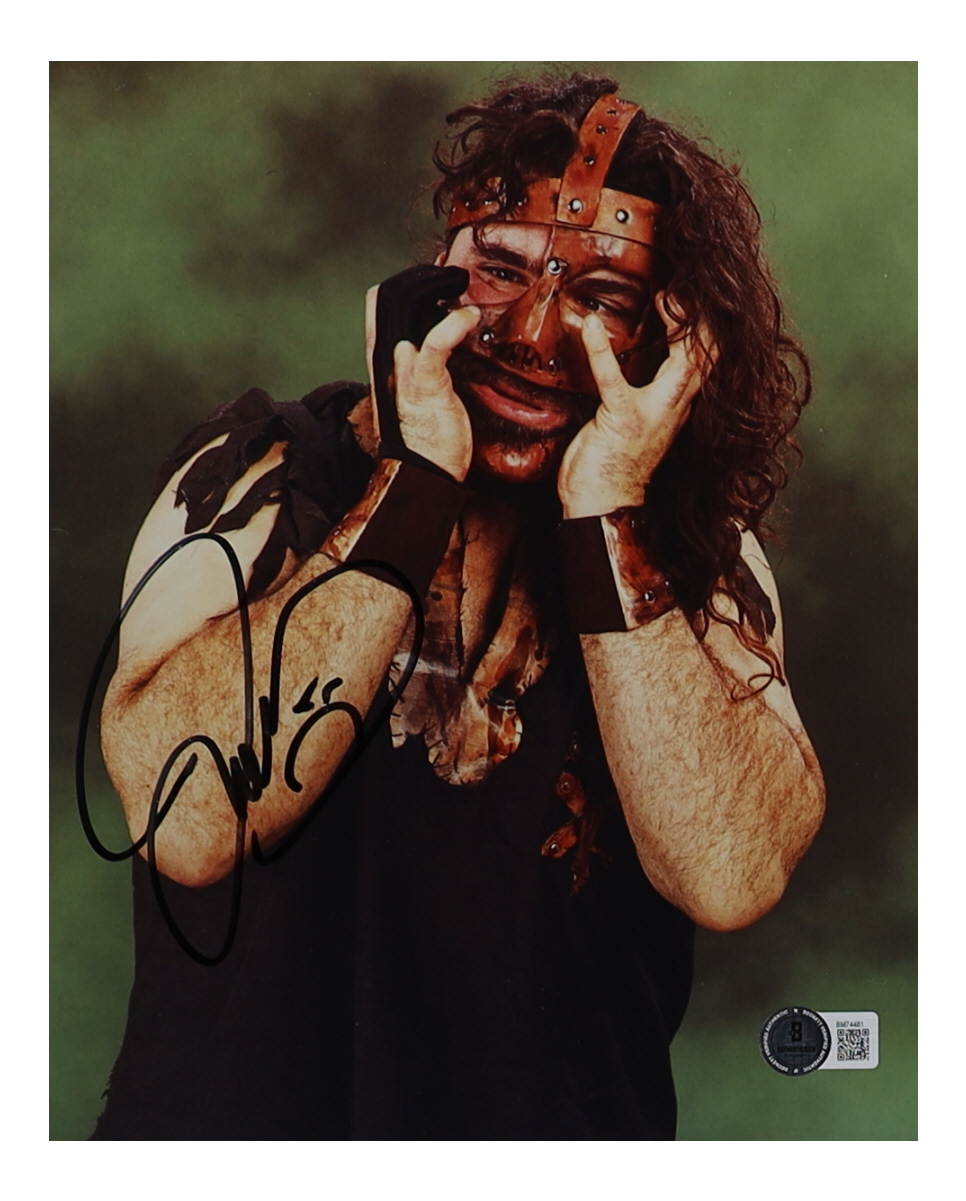 Mick Foley Signed WWE 8x10 Photo (Beckett) at PristineAuction.com Mick Foley Signed WWE 8x10 Photo (Beckett) at PristineAuction.com