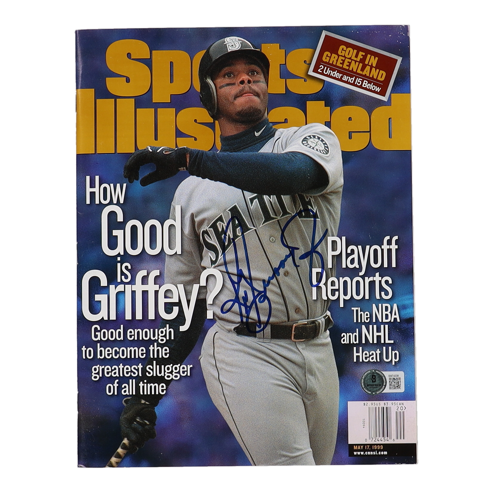 Ken Griffey Jr. Signed 1999 Sports Illustrated Magazine (Beckett) at PristineAuction.com Ken Griffey Jr. Signed 1999 Sports Illustrated Magazine (Beckett) at PristineAuction.com