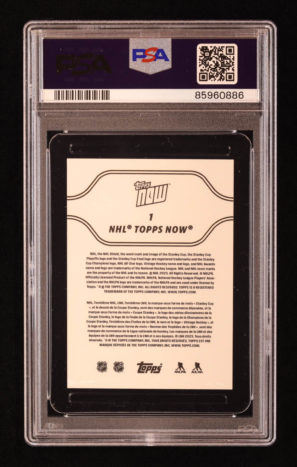 Connor Bedard 2023-24 Topps Now Stickers #1 RC (PSA 10) at PristineAuction.com Connor Bedard 2023-24 Topps Now Stickers #1 RC (PSA 10) at PristineAuction.com