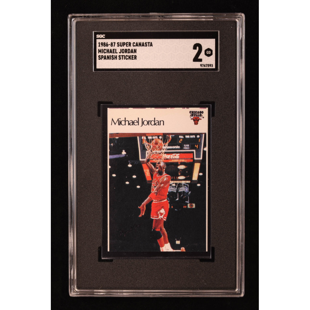 michael jordan sticker 1986