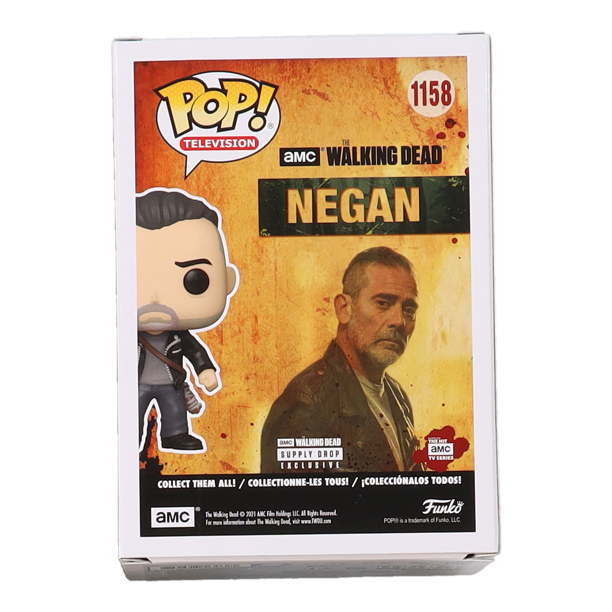 Jeffrey Dean Morgan Signed "The Walking Dead" #1158 Negan Funko Pop! Vinyl Figure (Beckett) at PristineAuction.com Jeffrey Dean Morgan Signed "The Walking Dead" #1158 Negan Funko Pop! Vinyl Figure (Beckett) at PristineAuction.com