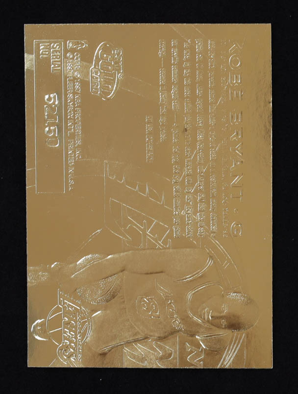 Kobe Bryant 1996-97 Fleer Purple Signature 23Kt Gold RC at PristineAuction.com Kobe Bryant 1996-97 Fleer Purple Signature 23Kt Gold RC at PristineAuction.com