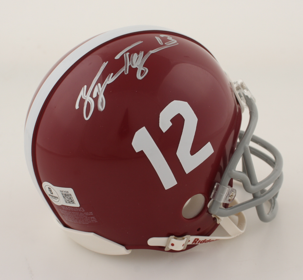 George Teague Signed Alabama Crimson Tide Mini-Helmet (Beckett) at PristineAuction.com George Teague Signed Alabama Crimson Tide Mini-Helmet (Beckett) at PristineAuction.com