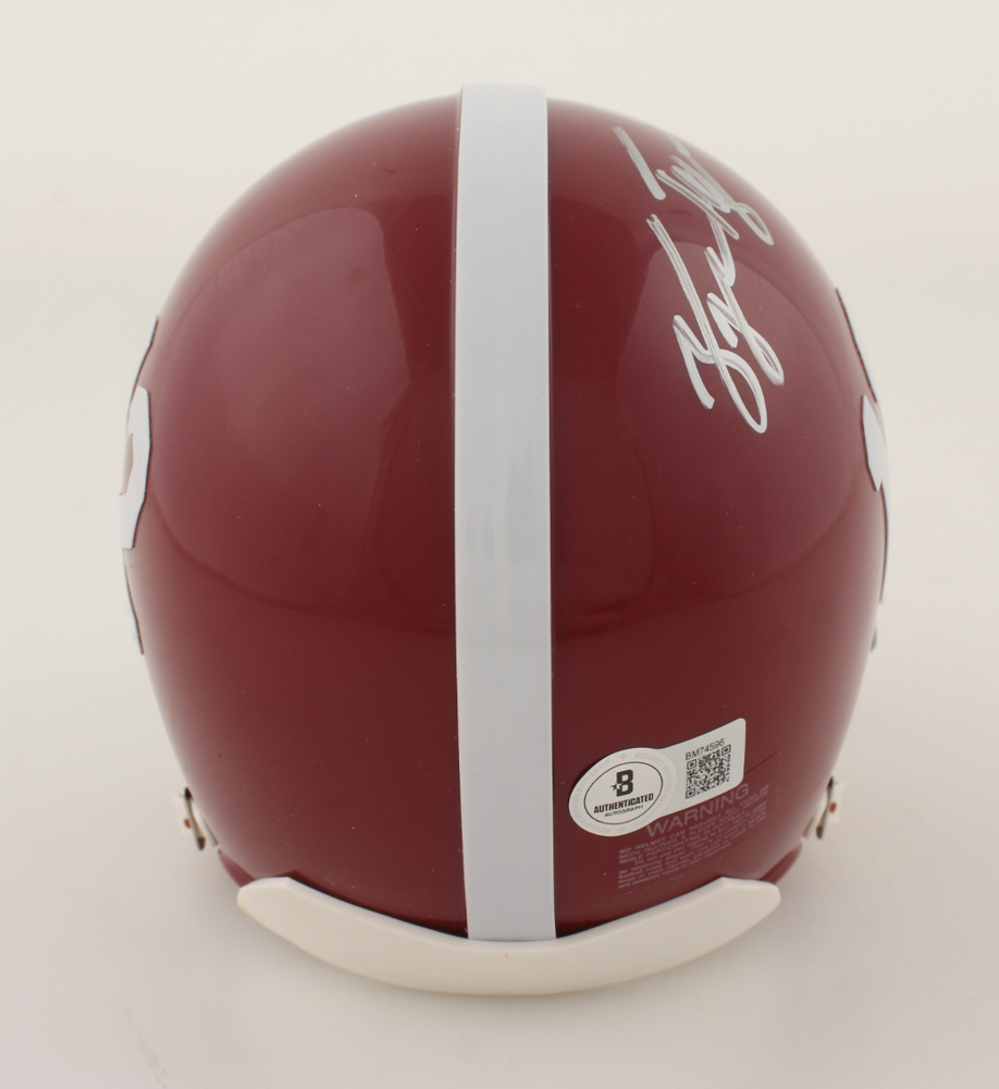 George Teague Signed Alabama Crimson Tide Mini-Helmet (Beckett) at PristineAuction.com George Teague Signed Alabama Crimson Tide Mini-Helmet (Beckett) at PristineAuction.com