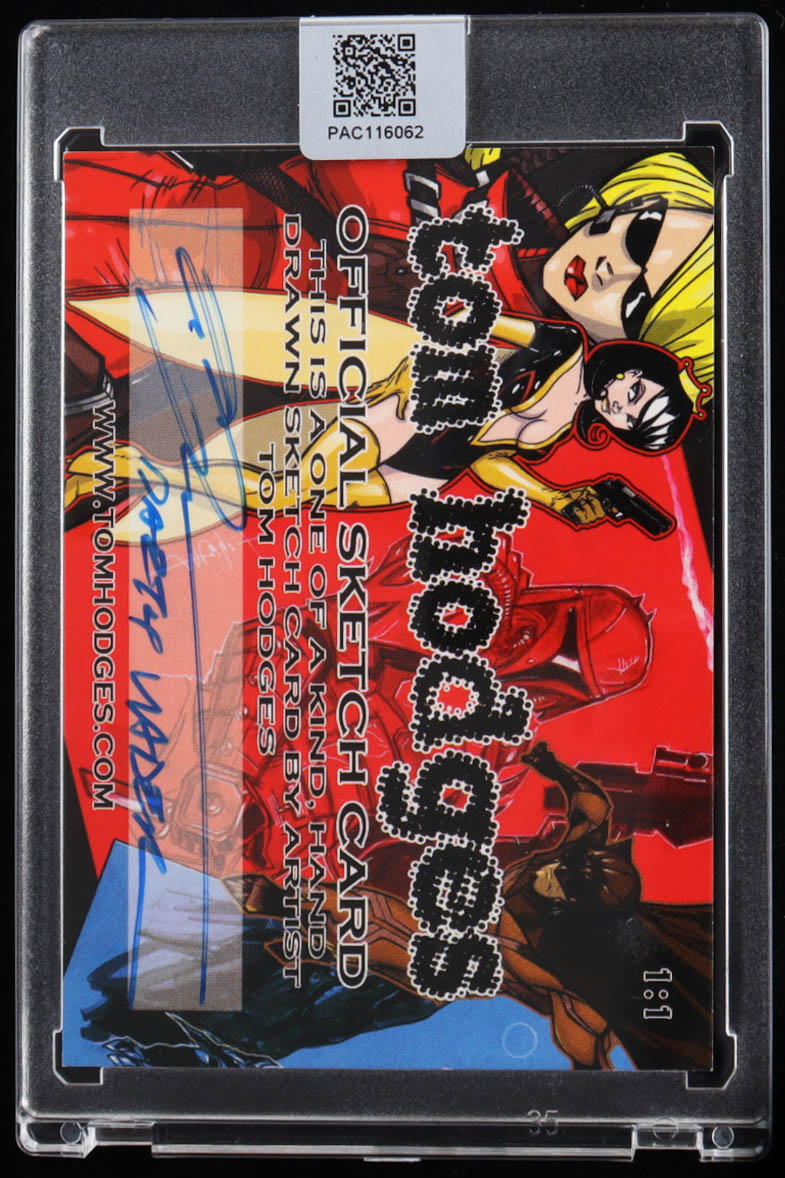 Darth Vader | Star Wars | Original Art Sketch Card by Tom Hodges (1/1 Original Art) at PristineAuction.com Darth Vader | Star Wars | Original Art Sketch Card by Tom Hodges (1/1 Original Art) at PristineAuction.com