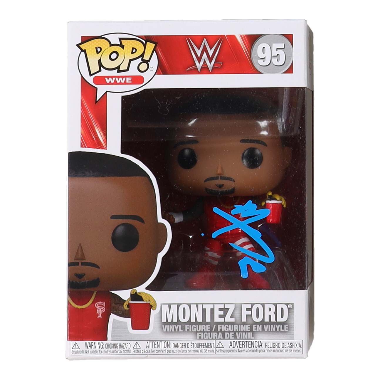 Montez Ford Signed WWE #85 Montez Ford Funko Pop! Vinyl Figure (Beckett) at PristineAuction.com Montez Ford Signed WWE #85 Montez Ford Funko Pop! Vinyl Figure (Beckett) at PristineAuction.com