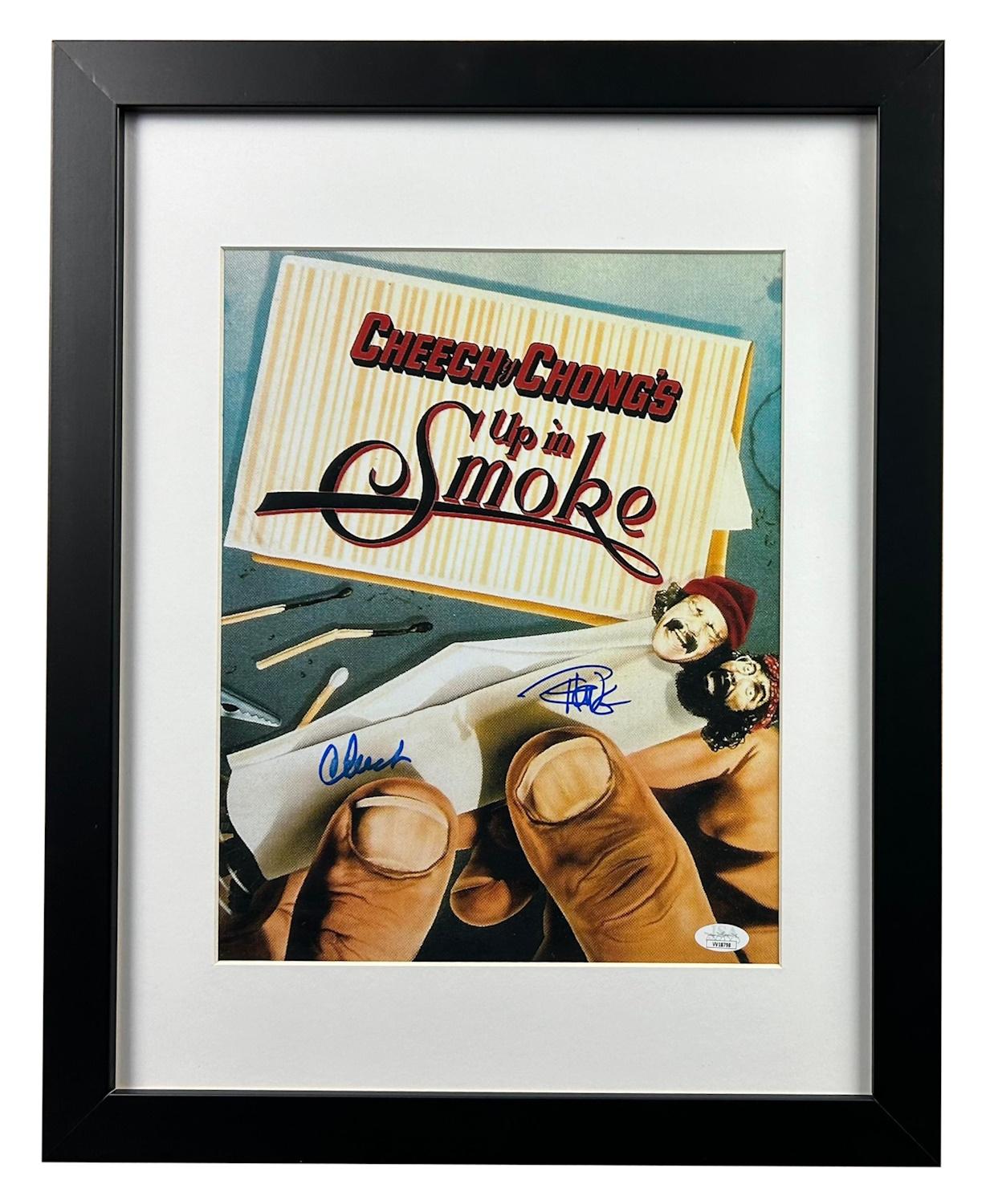 Tommy Chong & Cheech Marin Signed "Up in Smoke" Custom Framed Photo Display (JSA) at PristineAuction.com Tommy Chong & Cheech Marin Signed "Up in Smoke" Custom Framed Photo Display (JSA) at PristineAuction.com