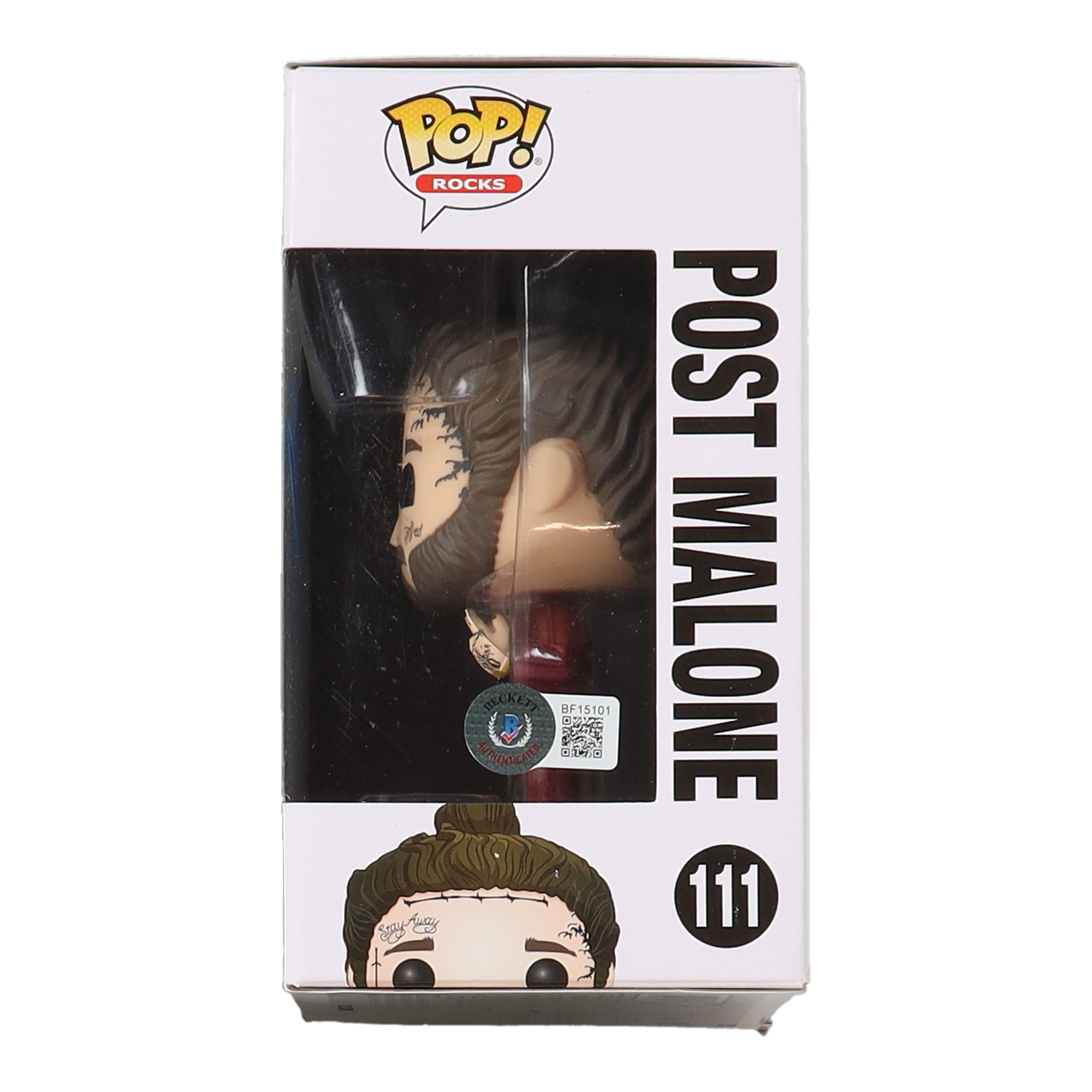 Post Malone Signed "Post Malone" #111 Post Malone Funko Pop! Vinyl Figure (Beckett) at PristineAuction.com Post Malone Signed "Post Malone" #111 Post Malone Funko Pop! Vinyl Figure (Beckett) at PristineAuction.com