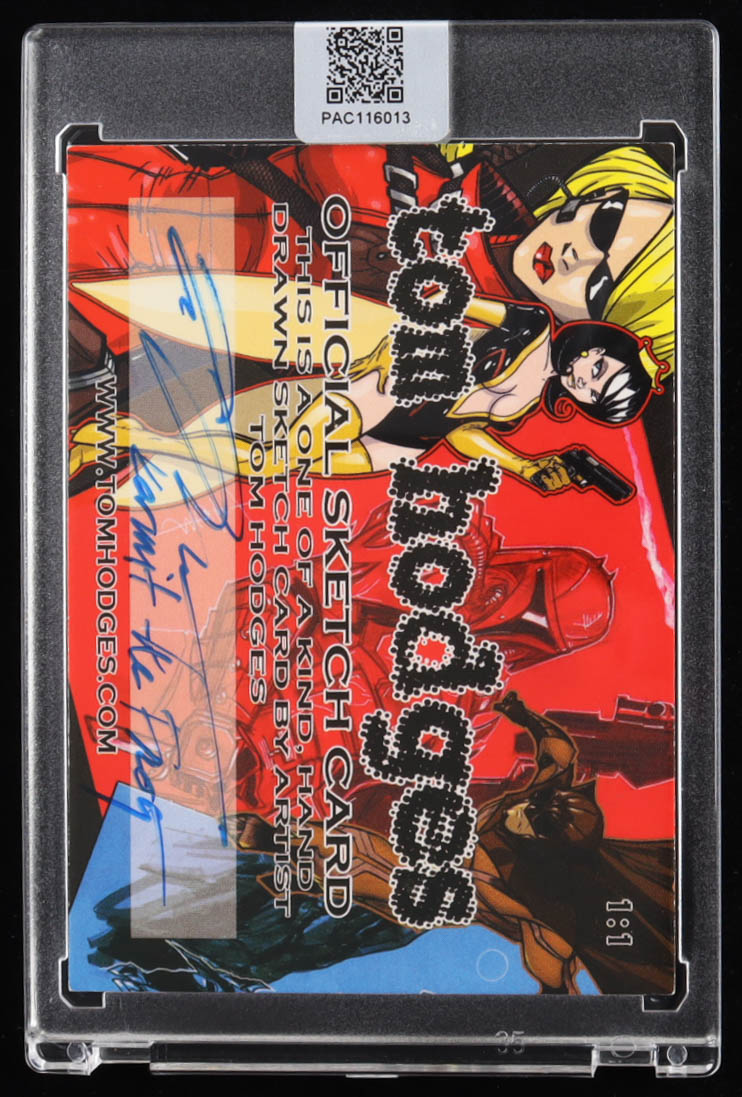 Kermit the Frog | Muppets | Original Art Sketch Card by Tom Hodges (1/1 Original Art) at PristineAuction.com Kermit the Frog | Muppets | Original Art Sketch Card by Tom Hodges (1/1 Original Art) at PristineAuction.com