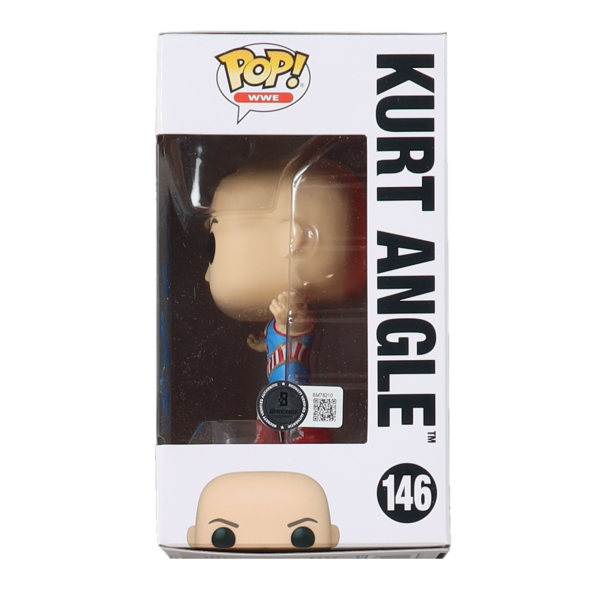 Kurt Angle Signed WWE #55 Funko Pop! Vinyl Figure Inscribed "HOF 2017" (Beckett) at PristineAuction.com Kurt Angle Signed WWE #55 Funko Pop! Vinyl Figure Inscribed "HOF 2017" (Beckett) at PristineAuction.com