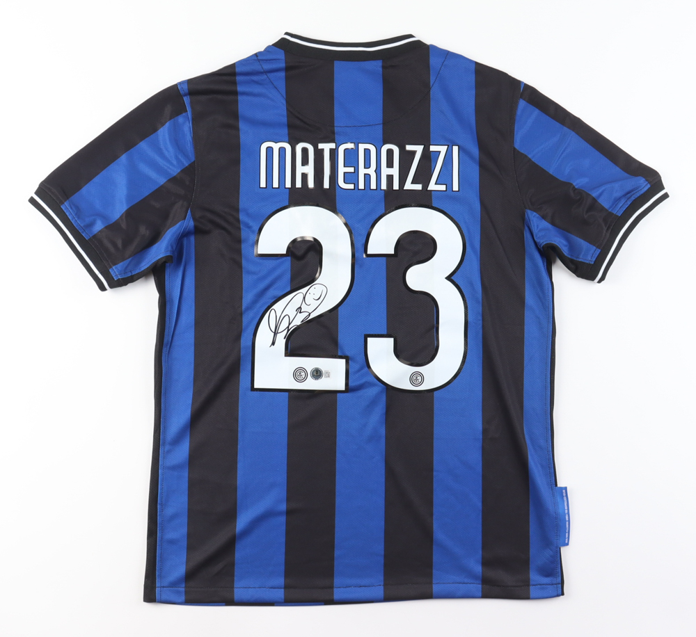 Marco Materazzi Signed Jersey (Beckett) at PristineAuction.com Marco Materazzi Signed Jersey (Beckett) at PristineAuction.com