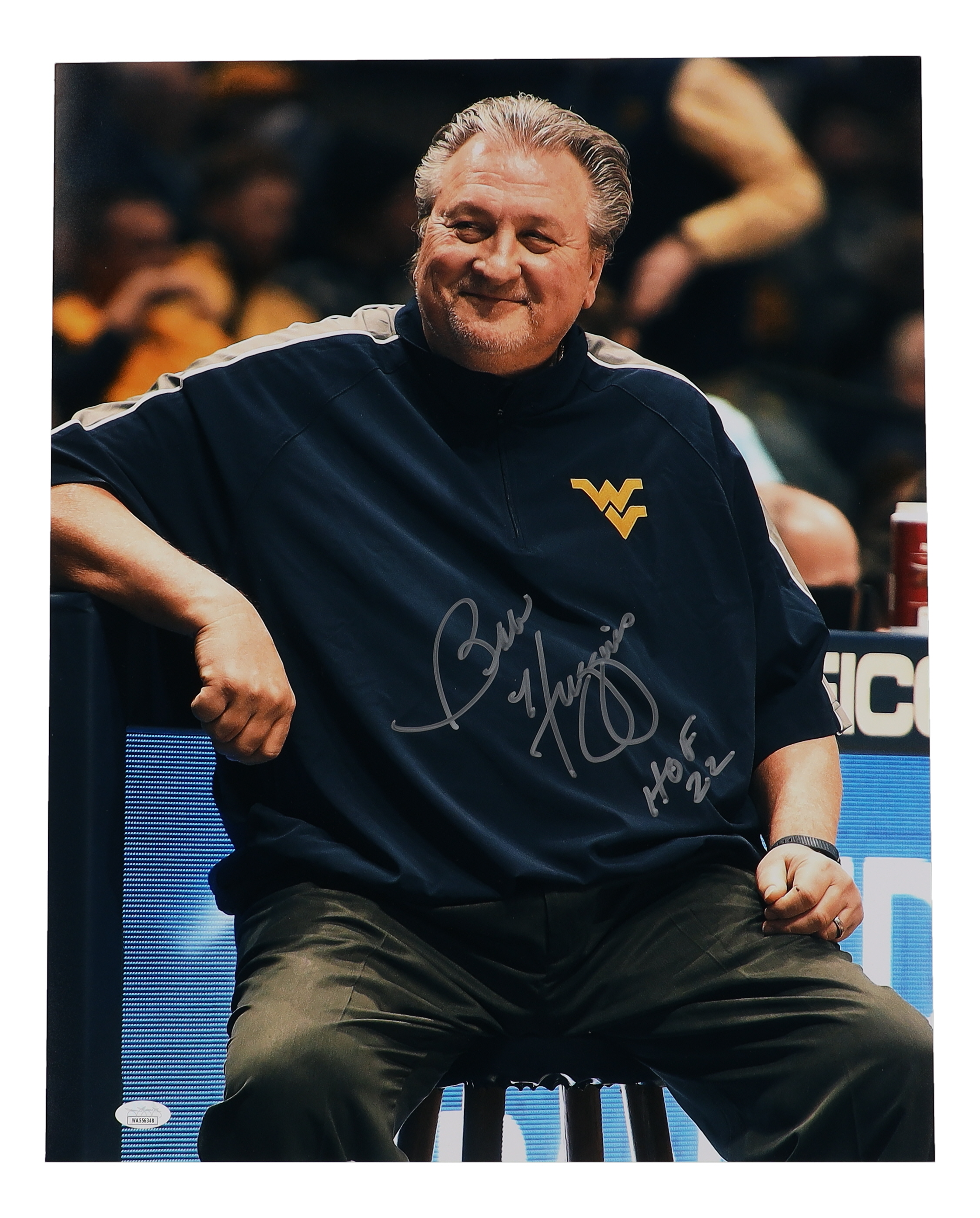 Bob Huggins Signed 16x20 Photo Inscribed "HOF 22" (JSA) at PristineAuction.com Bob Huggins Signed 16x20 Photo Inscribed "HOF 22" (JSA) at PristineAuction.com