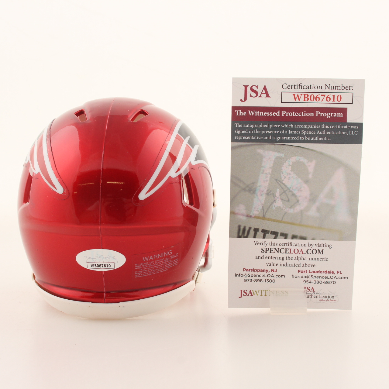 Dont'a Hightower Patriots Flash Alternate Speed Mini Helmet (JSA) at PristineAuction.com Dont'a Hightower Patriots Flash Alternate Speed Mini Helmet (JSA) at PristineAuction.com