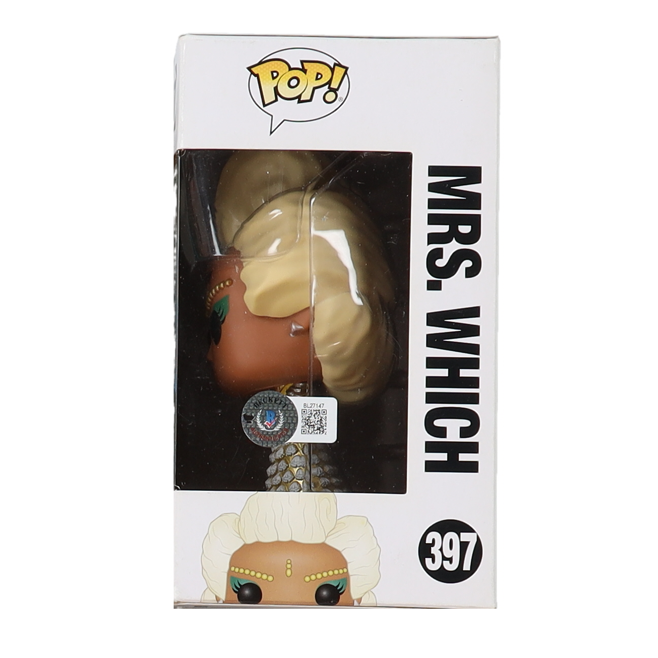 Oprah Winfrey Signed "A Wrinkle In Time" #397 Mrs. Which Funko Pop! Vinyl Figure (Beckett) at PristineAuction.com Oprah Winfrey Signed "A Wrinkle In Time" #397 Mrs. Which Funko Pop! Vinyl Figure (Beckett) at PristineAuction.com
