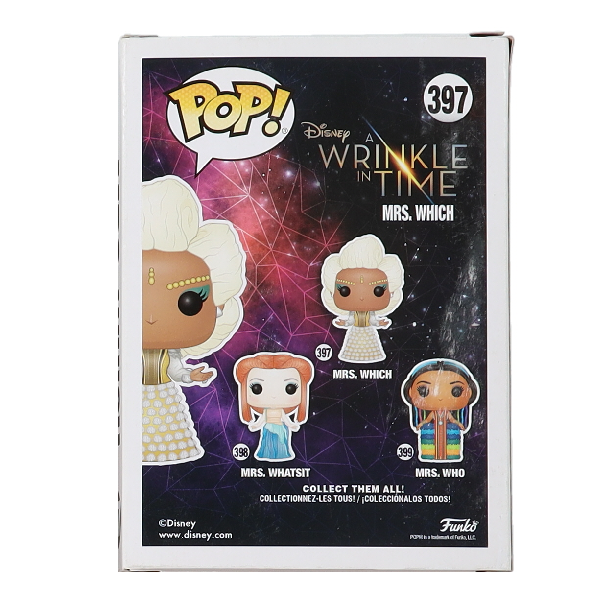 Oprah Winfrey Signed "A Wrinkle In Time" #397 Mrs. Which Funko Pop! Vinyl Figure (Beckett) at PristineAuction.com Oprah Winfrey Signed "A Wrinkle In Time" #397 Mrs. Which Funko Pop! Vinyl Figure (Beckett) at PristineAuction.com