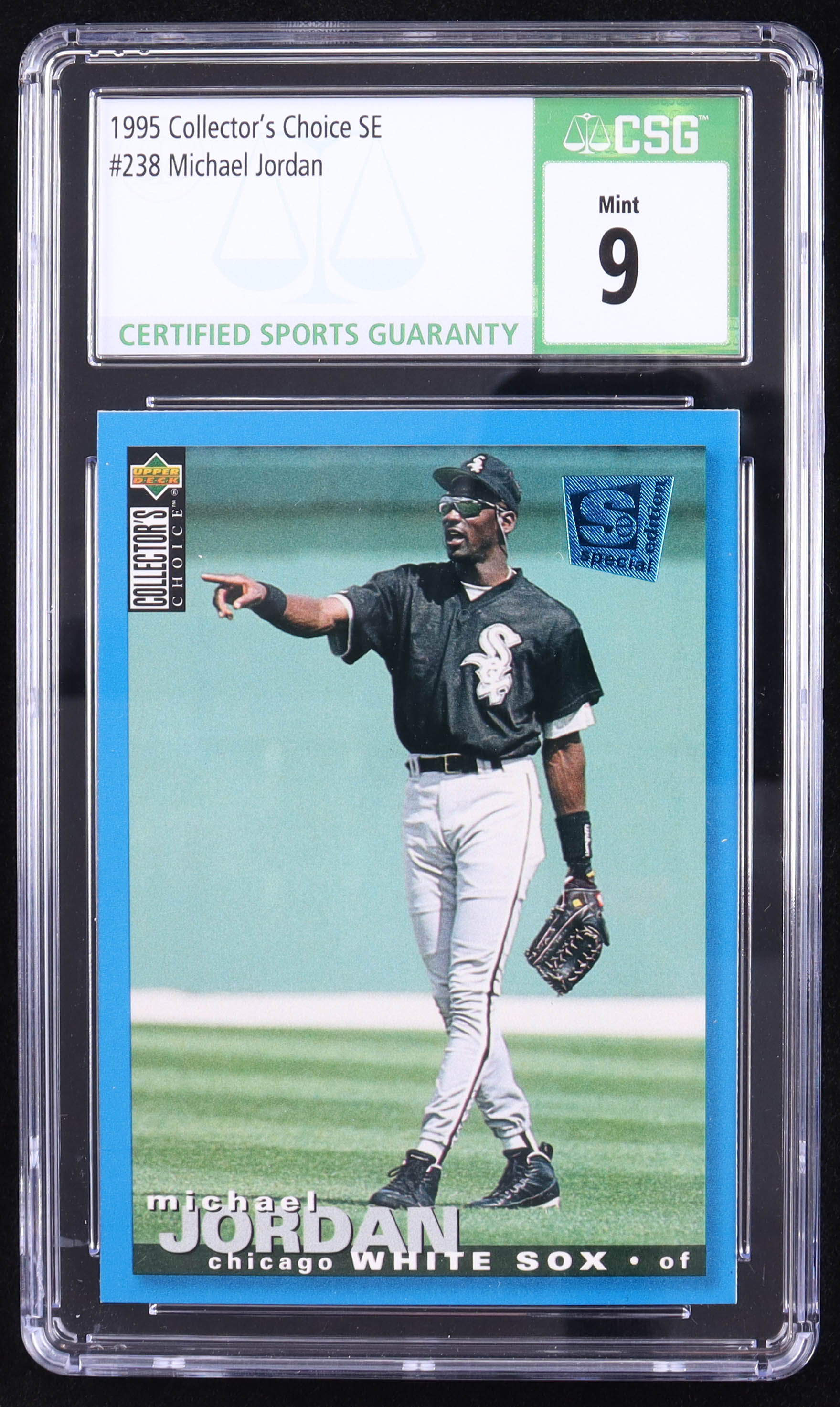Michael Jordan 1995 Collector's Choice SE #238 RC (CSG 9) at PristineAuction.com Michael Jordan 1995 Collector's Choice SE #238 RC (CSG 9) at PristineAuction.com