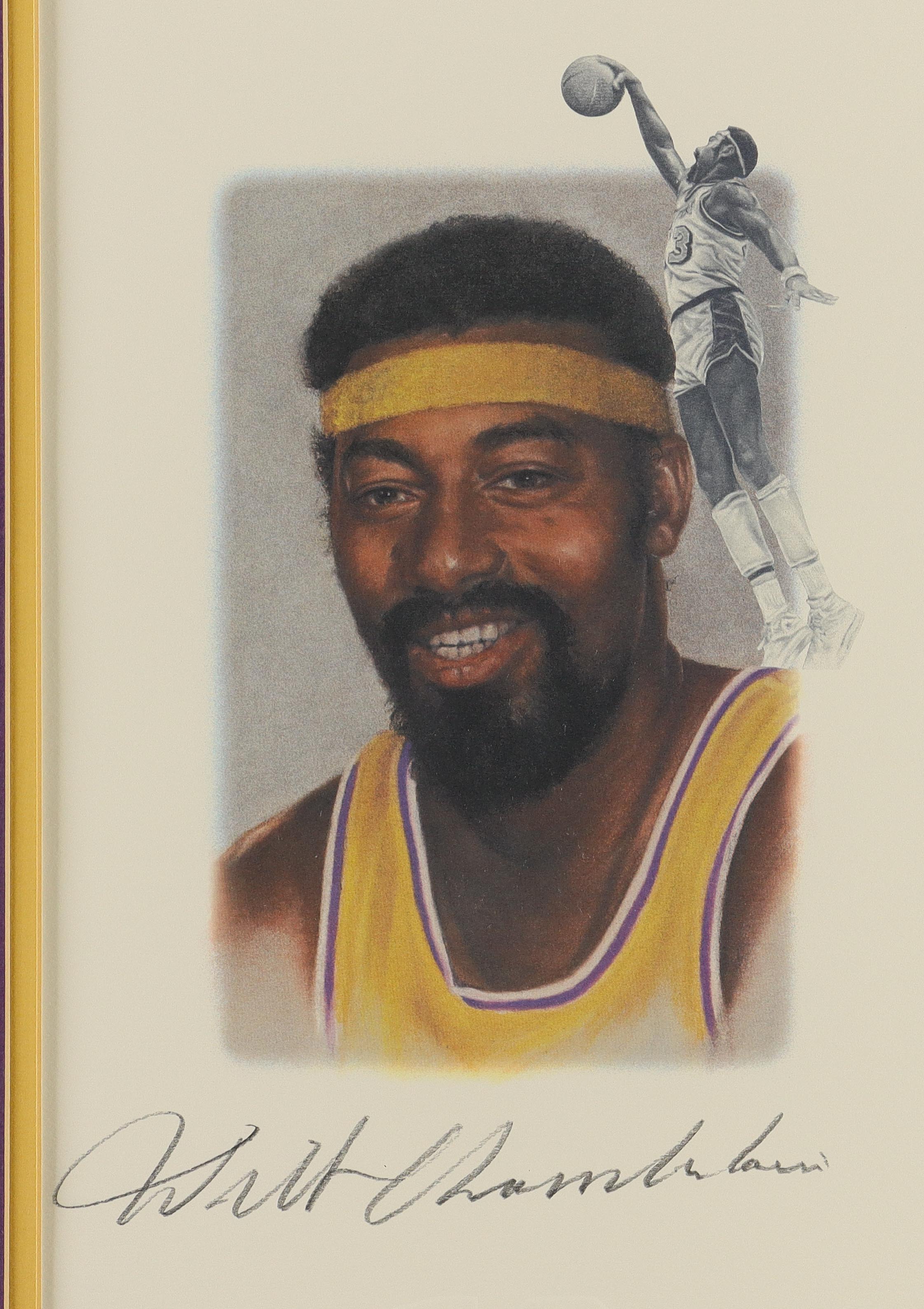 Lakers Legends Custom Framed Lithograph Signed By (5) with Wilt Chamberlain, Kareem Abdul-Jabbar, Magic Johnson, Jerry West & Elgin Baylor | Artist Proof (Beckett) at PristineAuction.com Lakers Legends Custom Framed Lithograph Signed By (5) with Wilt Chamberlain, Kareem Abdul-Jabbar, Magic Johnson, Jerry West & Elgin Baylor | Artist Proof (Beckett) at PristineAuction.com