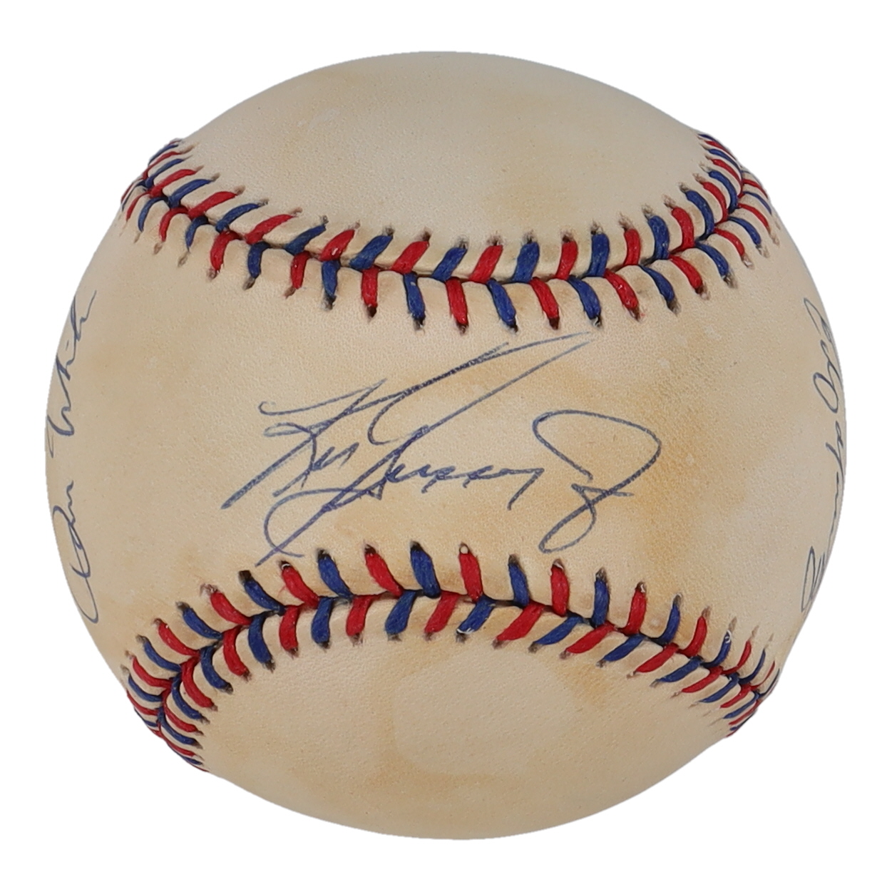 1996 Seattle Mariners All-Stars Baseball Signed by (5) with Ken Griffey Jr., Alex Rodriguez, Edgar Martinez, Dan Wilson (Beckett & PSA) at PristineAuction.com 1996 Seattle Mariners All-Stars Baseball Signed by (5) with Ken Griffey Jr., Alex Rodriguez, Edgar Martinez, Dan Wilson (Beckett & PSA) at PristineAuction.com