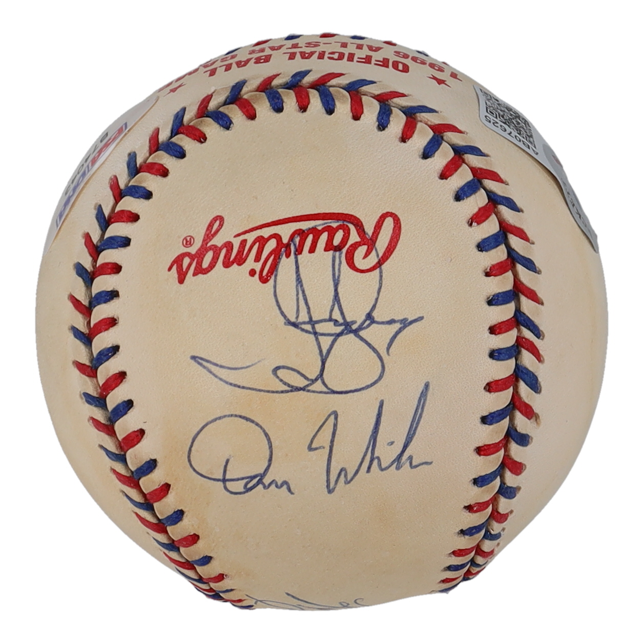 1996 Seattle Mariners All-Stars Baseball Signed by (5) with Ken Griffey Jr., Alex Rodriguez, Edgar Martinez, Dan Wilson (Beckett & PSA) at PristineAuction.com 1996 Seattle Mariners All-Stars Baseball Signed by (5) with Ken Griffey Jr., Alex Rodriguez, Edgar Martinez, Dan Wilson (Beckett & PSA) at PristineAuction.com