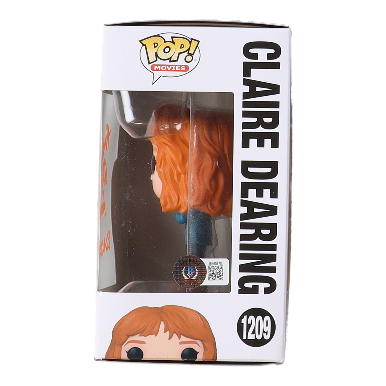 Bryce Dallas Howard Signed "Jurassic World: Dominion" #1209 Claire Dearing Funko Pop! Vinyl Figure Inscribed "Claire" (Beckett) at PristineAuction.com Bryce Dallas Howard Signed "Jurassic World: Dominion" #1209 Claire Dearing Funko Pop! Vinyl Figure Inscribed "Claire" (Beckett) at PristineAuction.com