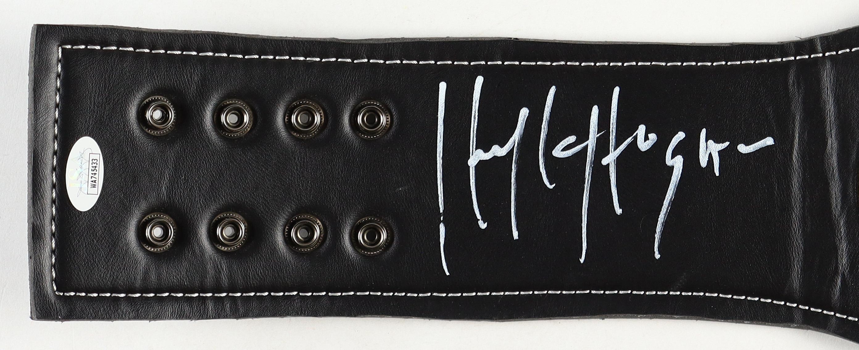 Hulk Hogan & Ric Flair Signed WWE Championship Belt (JSA) at PristineAuction.com Hulk Hogan & Ric Flair Signed WWE Championship Belt (JSA) at PristineAuction.com